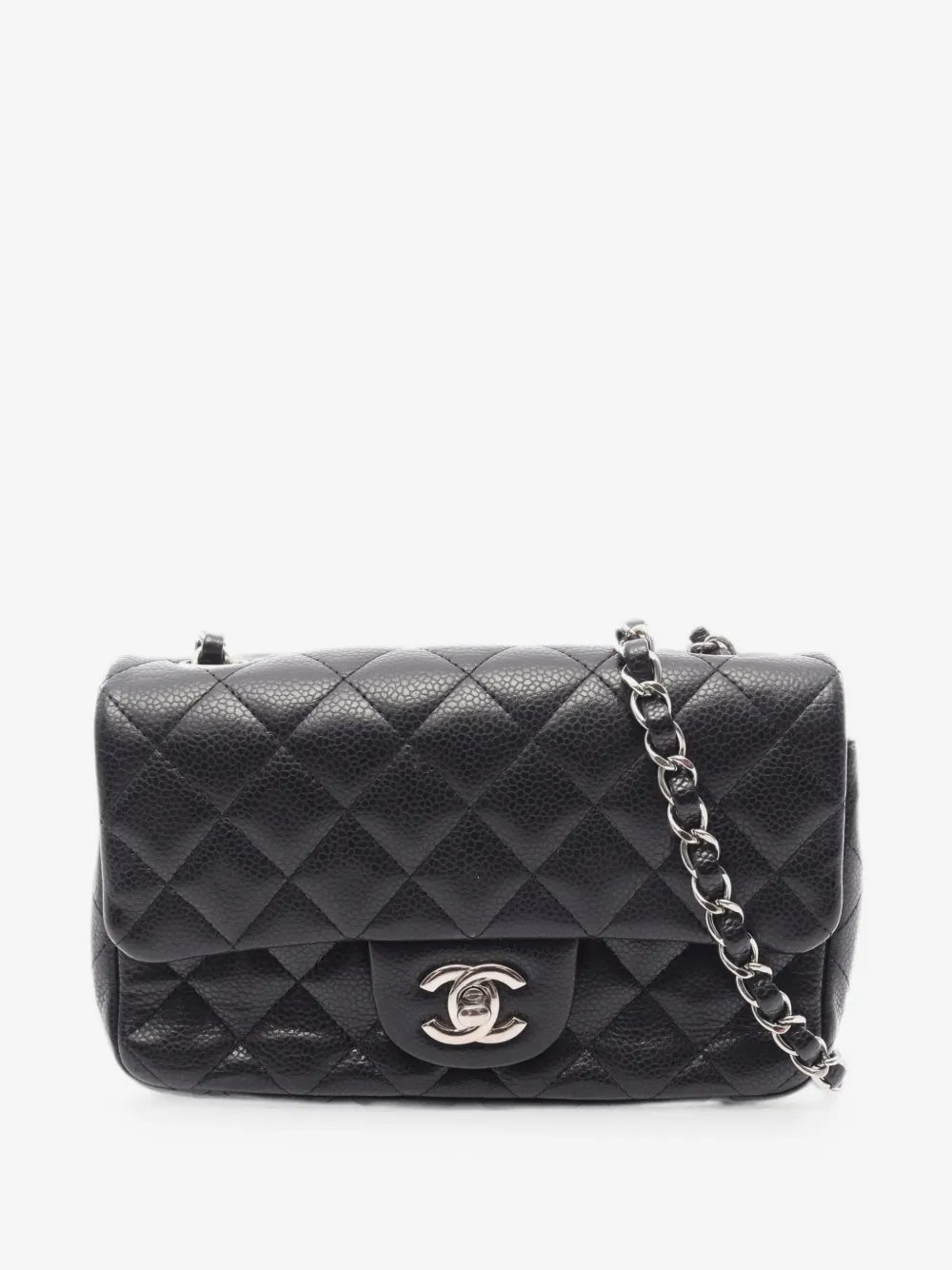 2014 Diamond-quilted chain-strap shoulder bag