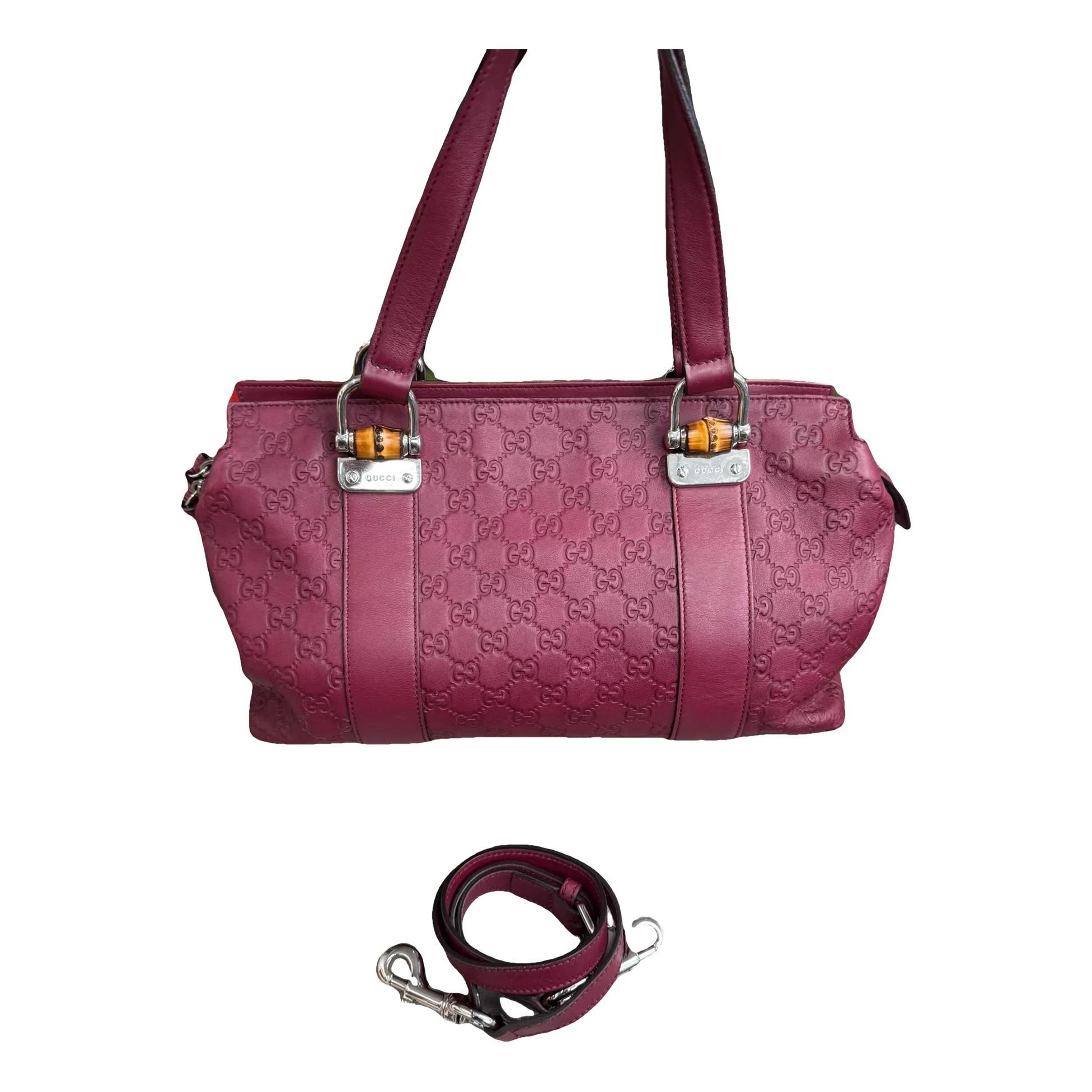 Leather handbag