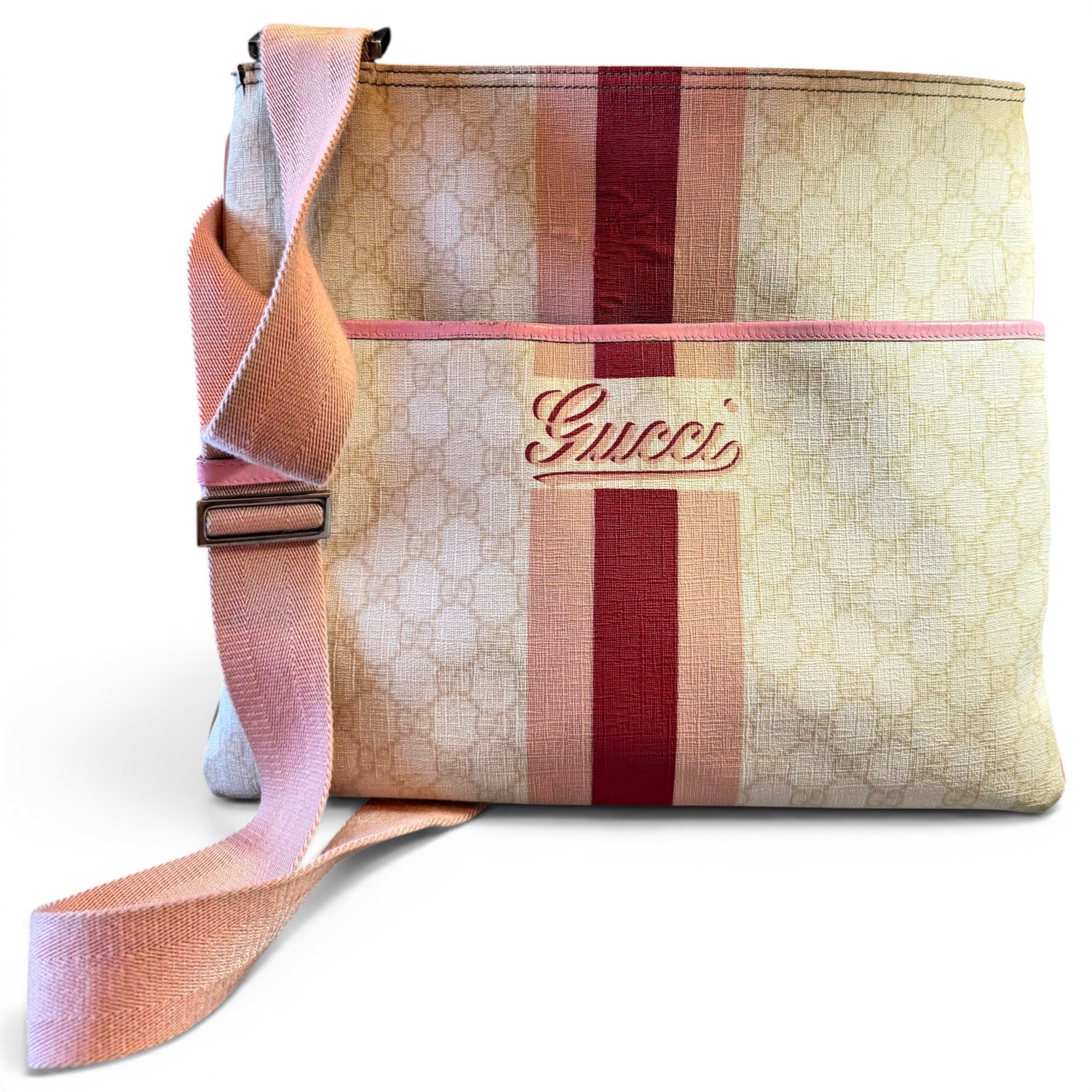 Linen crossbody bag