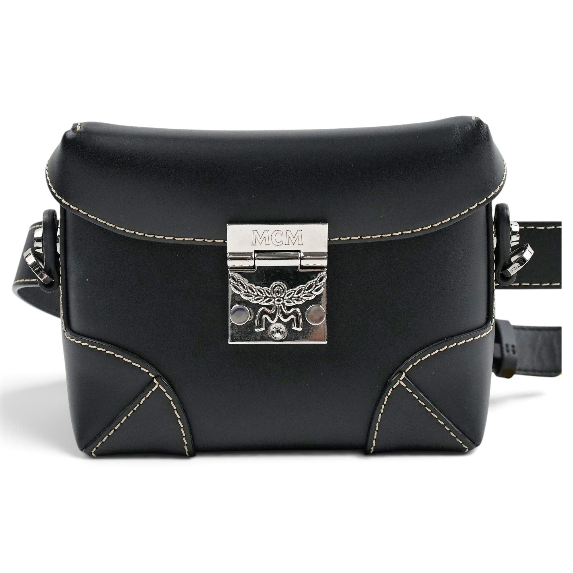 Patent leather handbag
