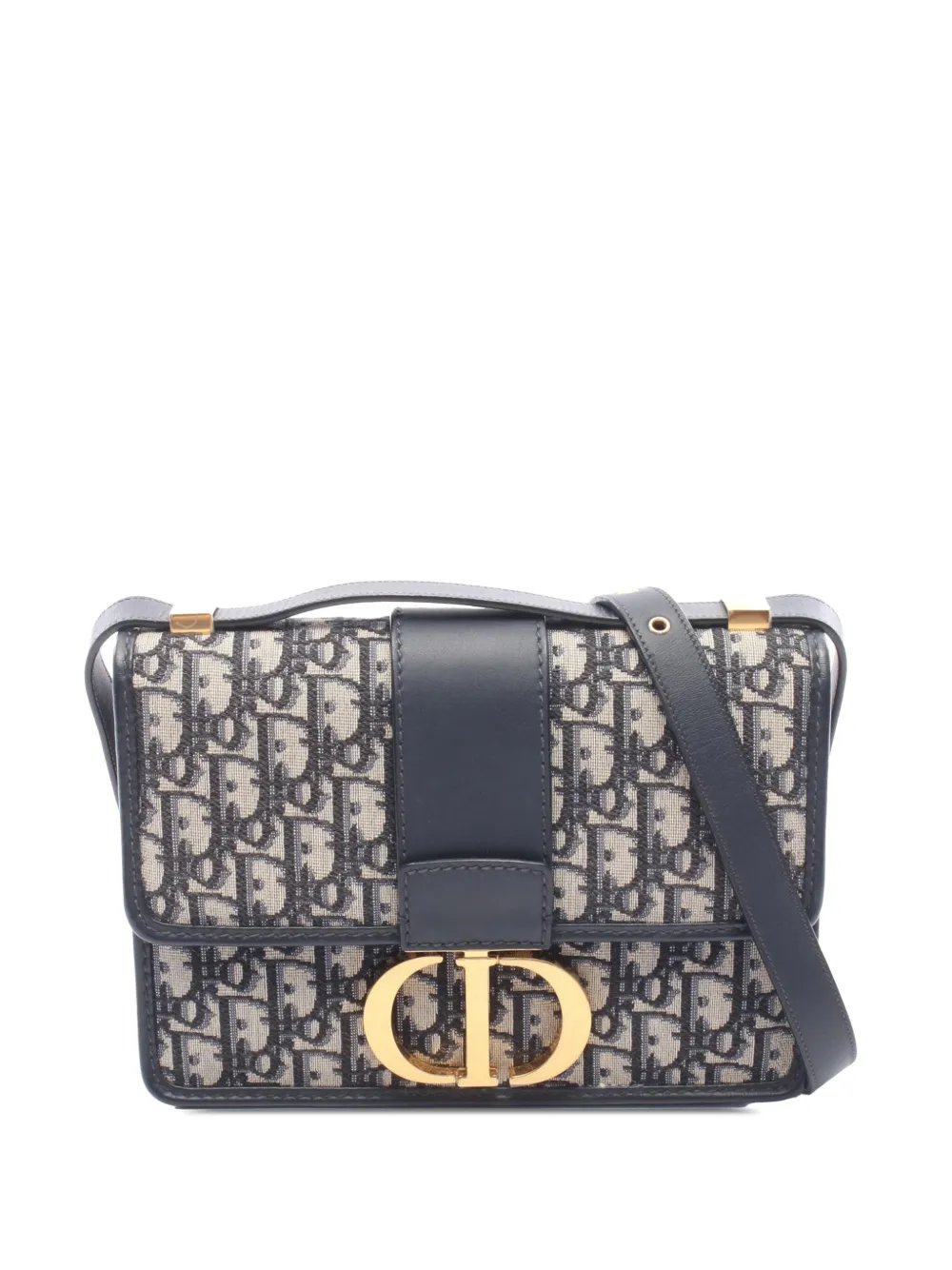 Dior 2010-2026 Oblique Canvas 30 Montaigne Flap crossbody bag