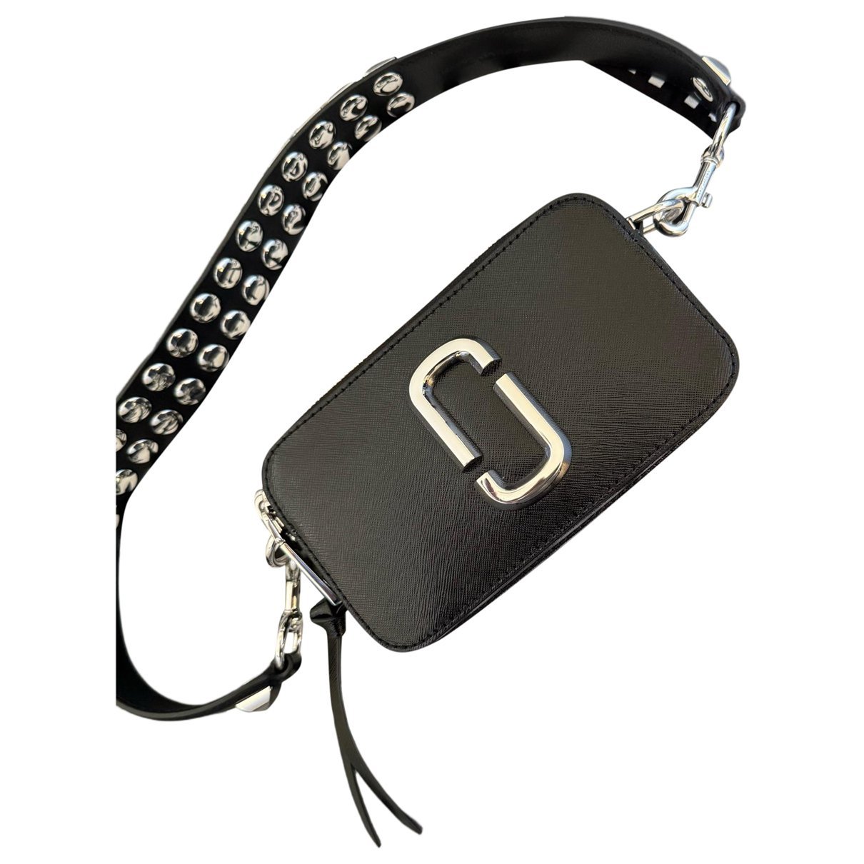 Snapshot leather crossbody bag