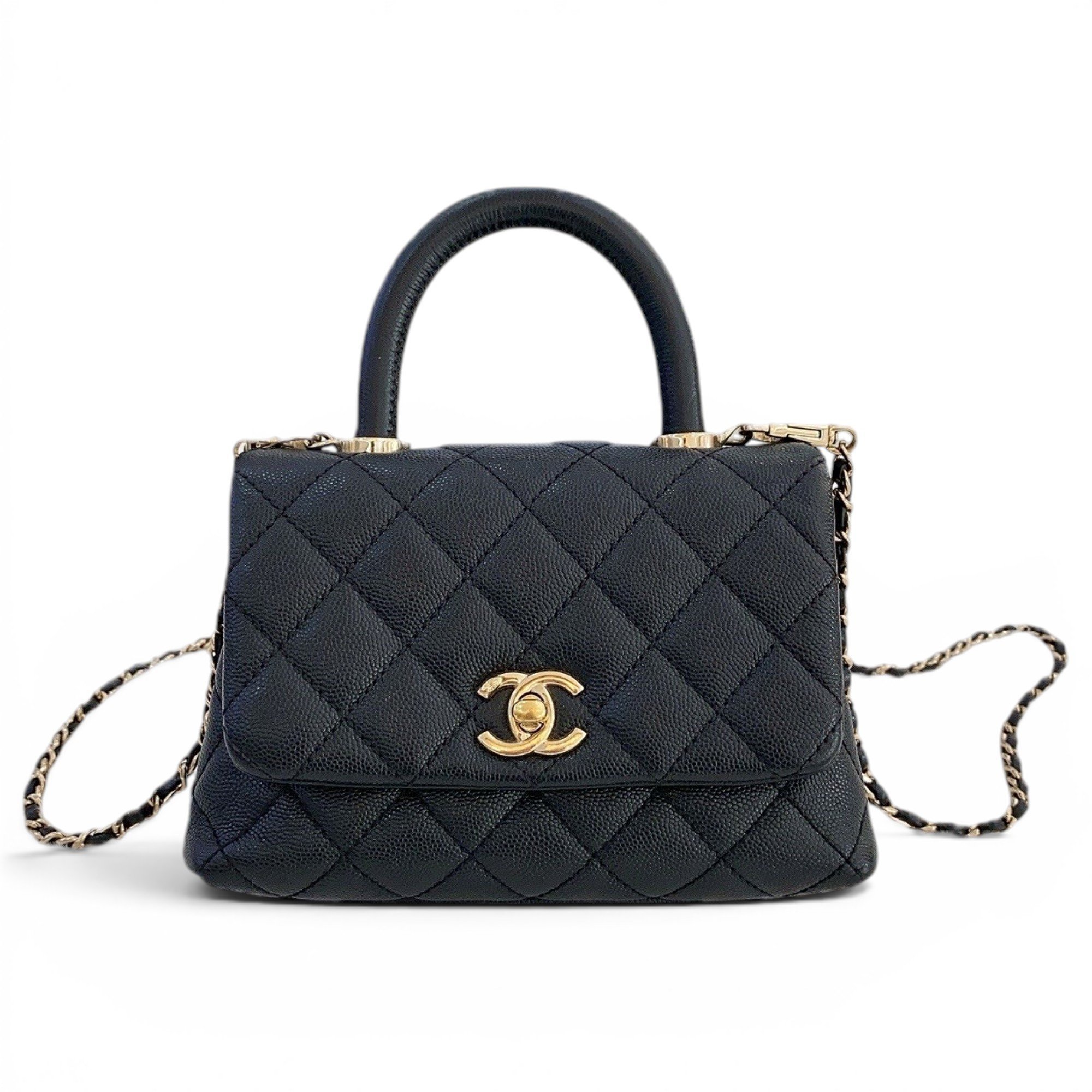 Coco Handle leather handbag