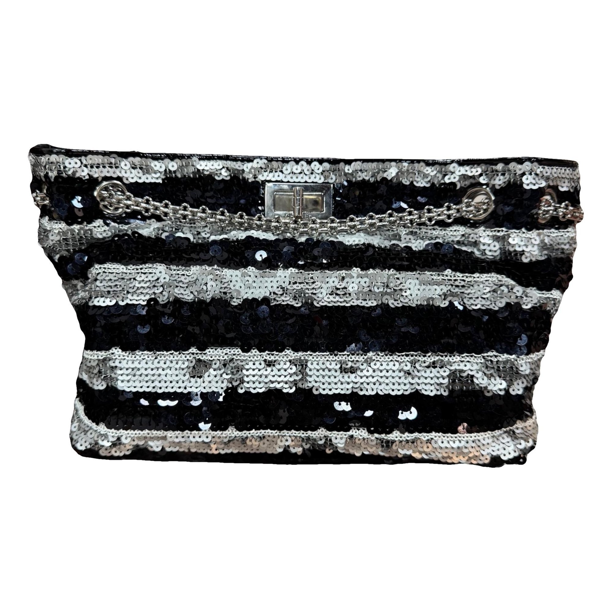2.55 glitter crossbody bag