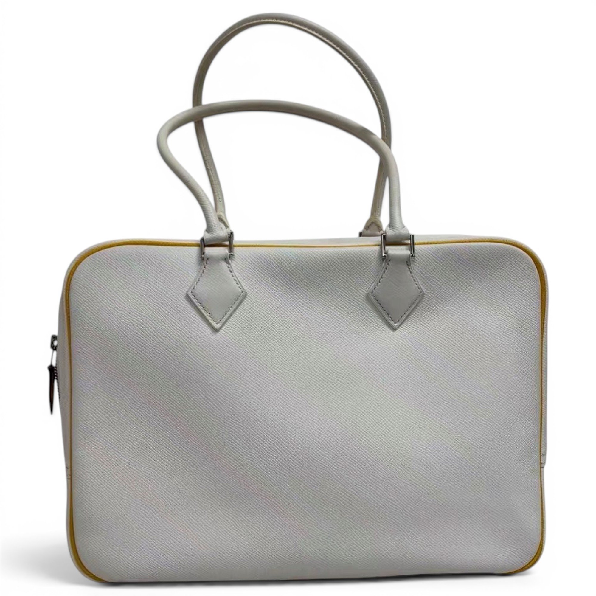 Plume leather handbag