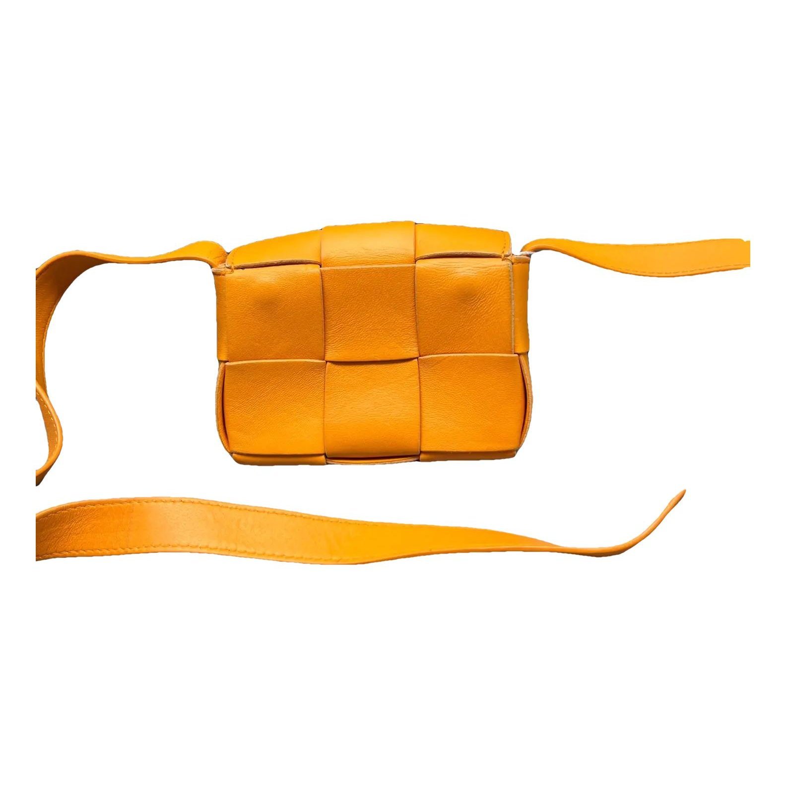 Cassette leather crossbody bag