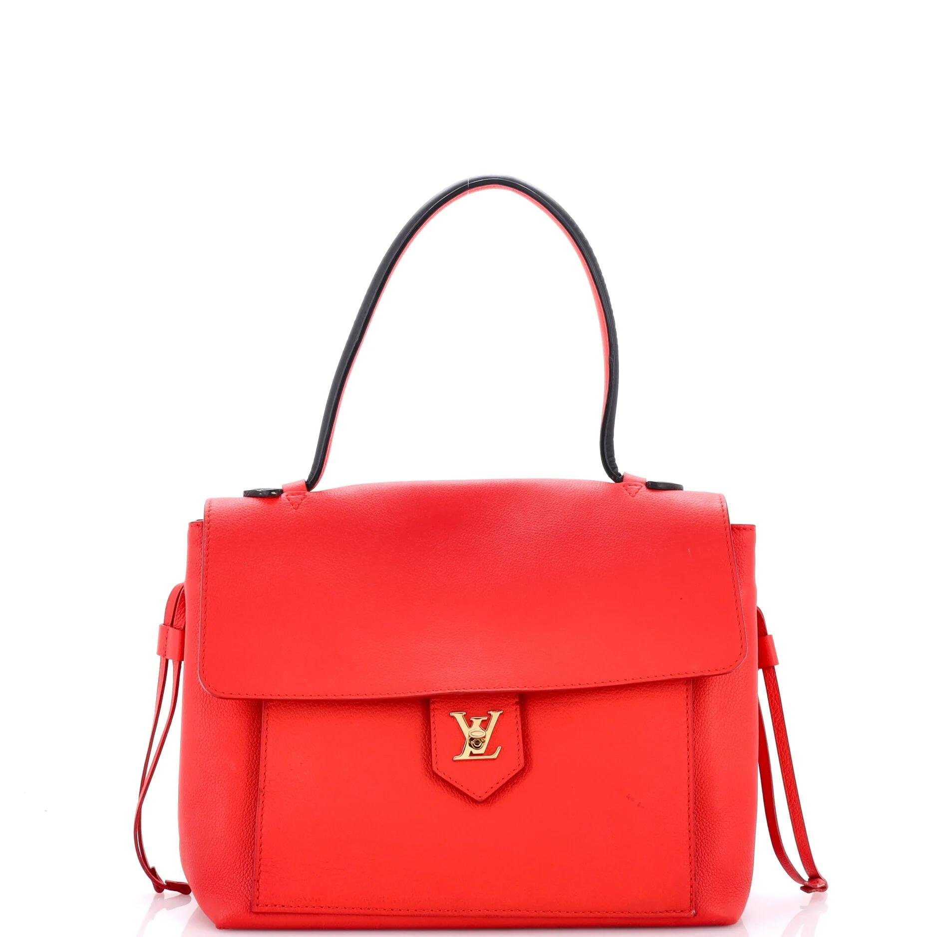 Lockme leather handbag