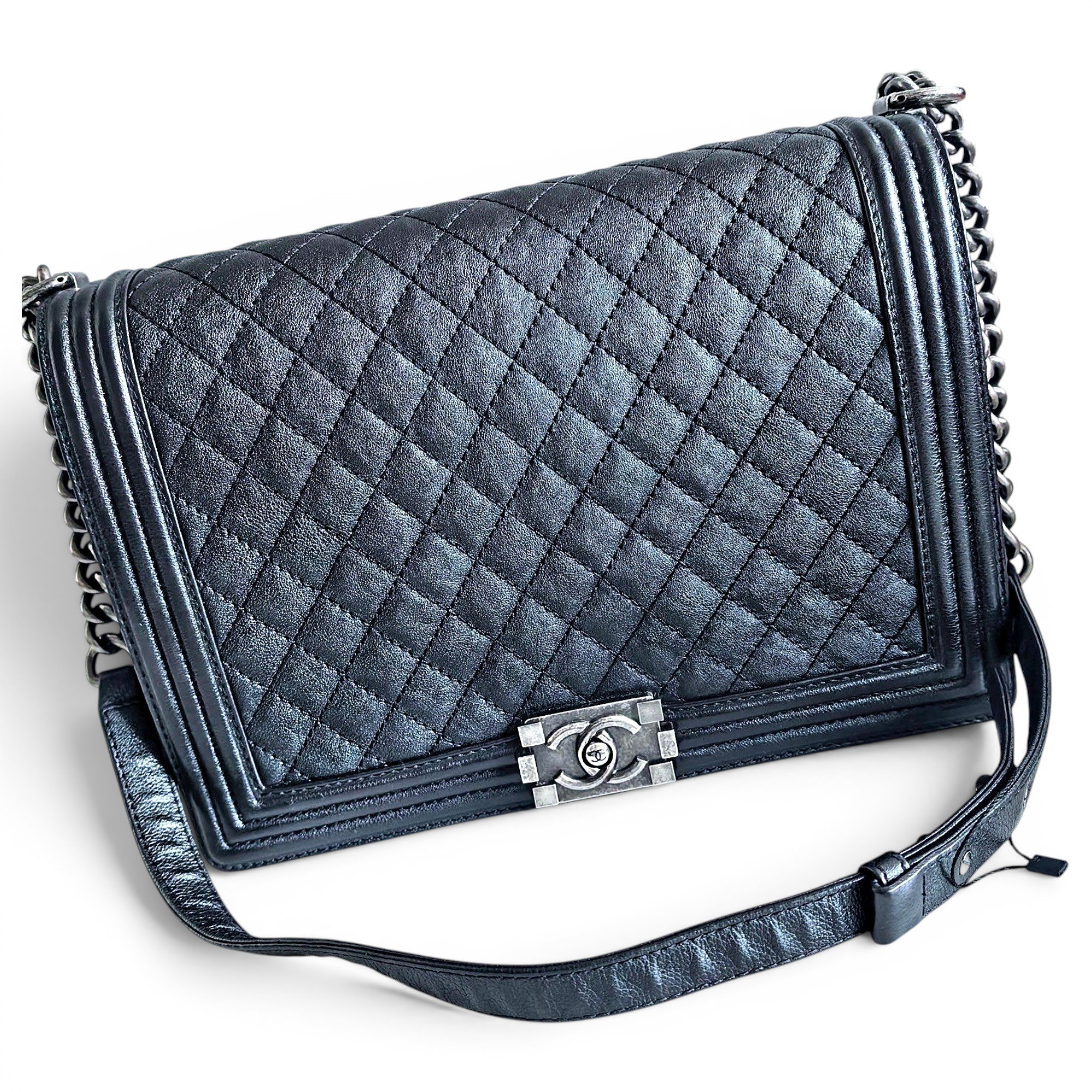 Boy leather handbag
