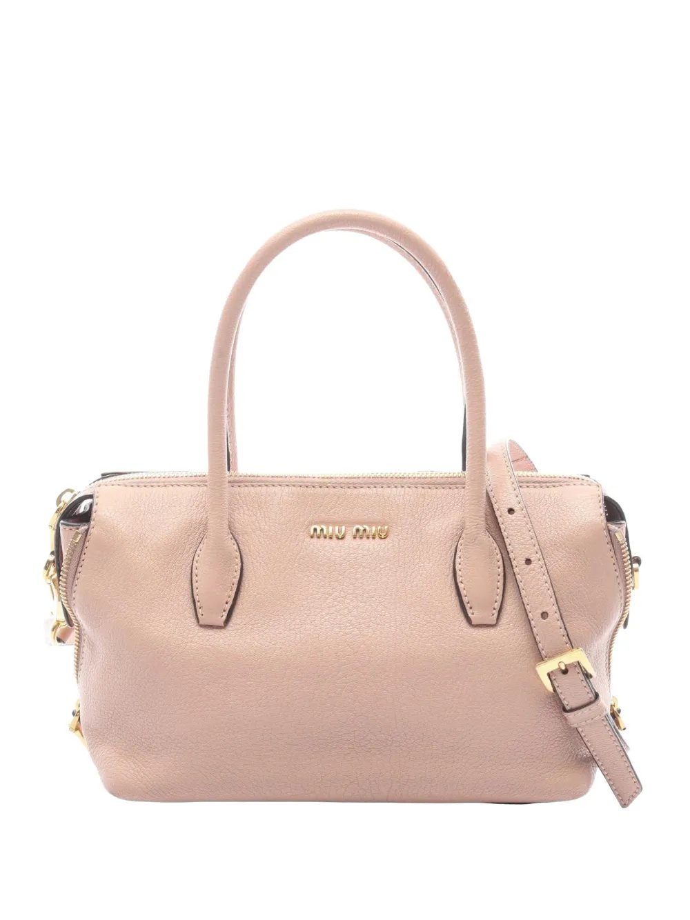 Miu Miu 2000s Madras leather handbag