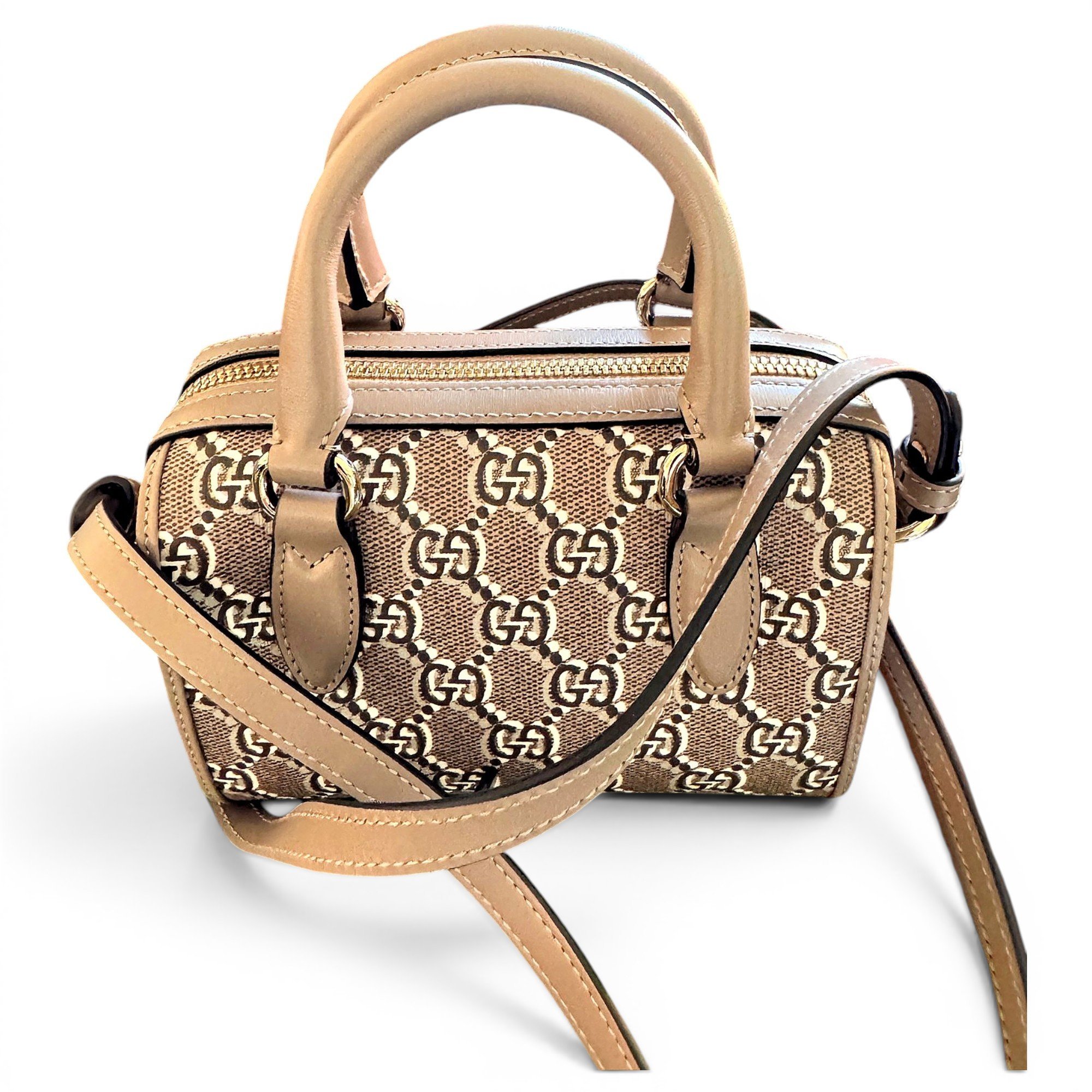 Boston linen bowling bag