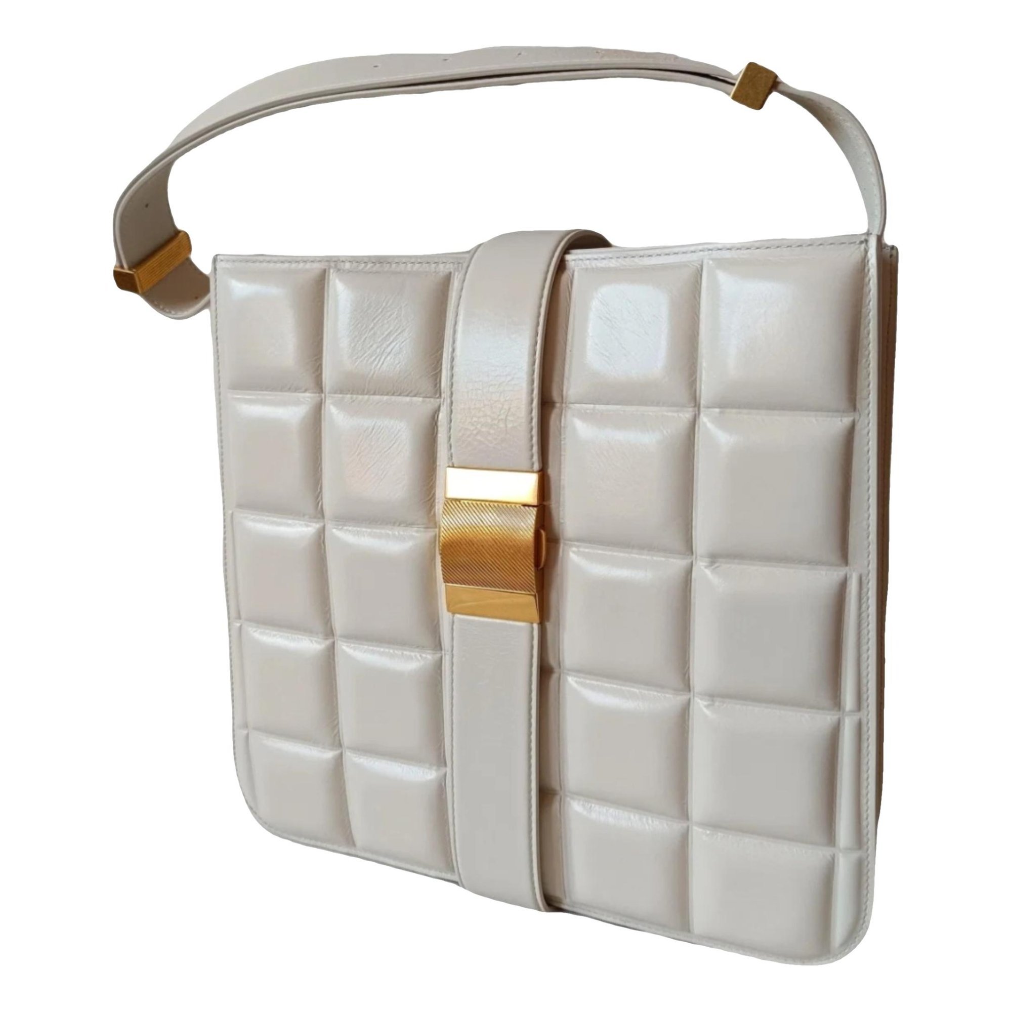 Marie Padded leather handbag