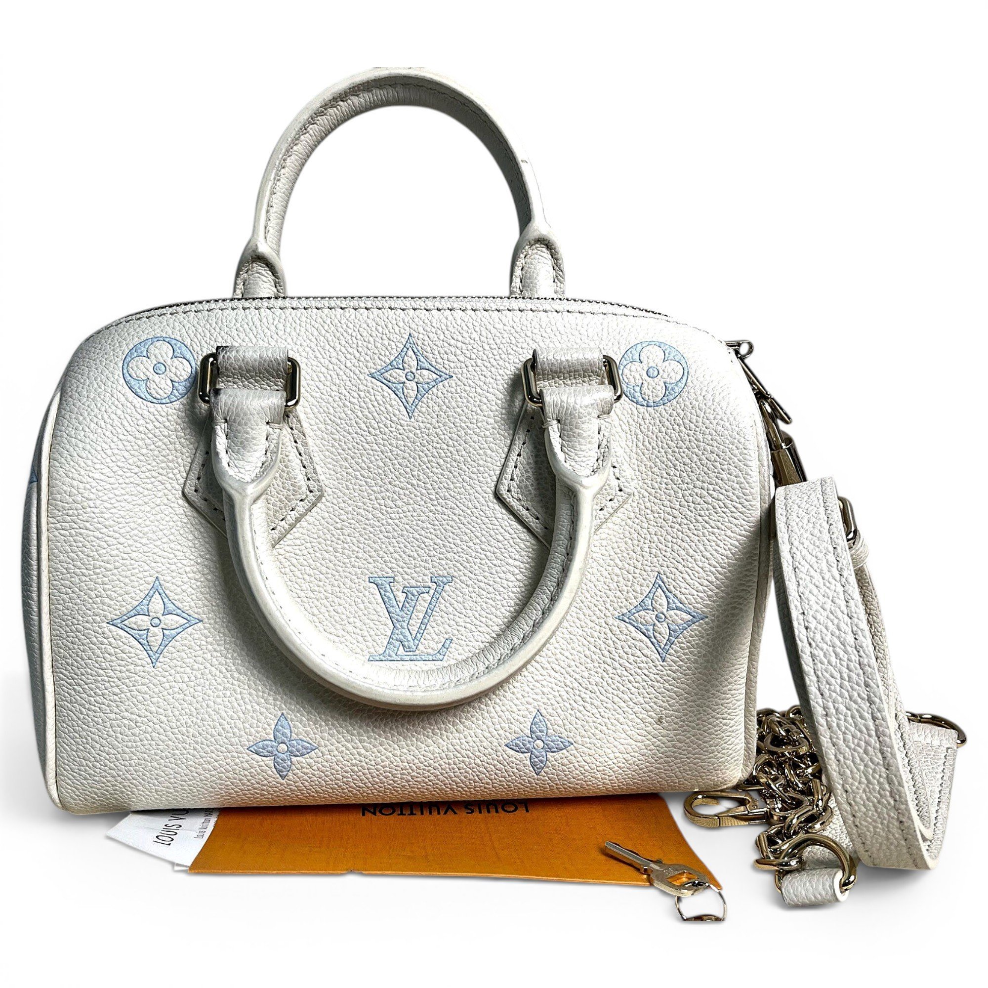 Nano Speedy / Mini HL leather handbag