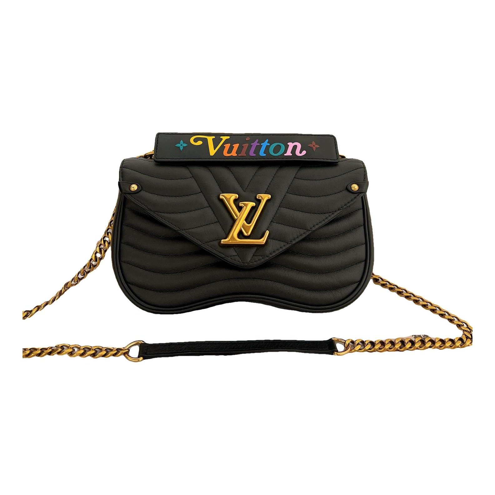New Wave leather handbag