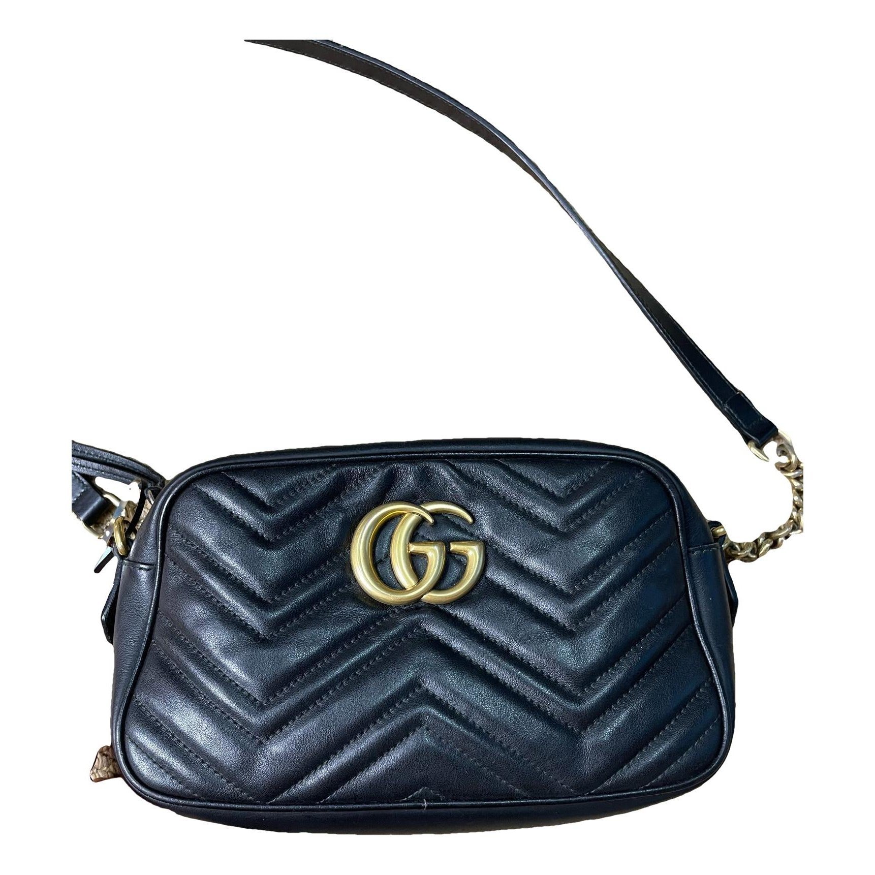 GG Marmont Triple zip leather handbag