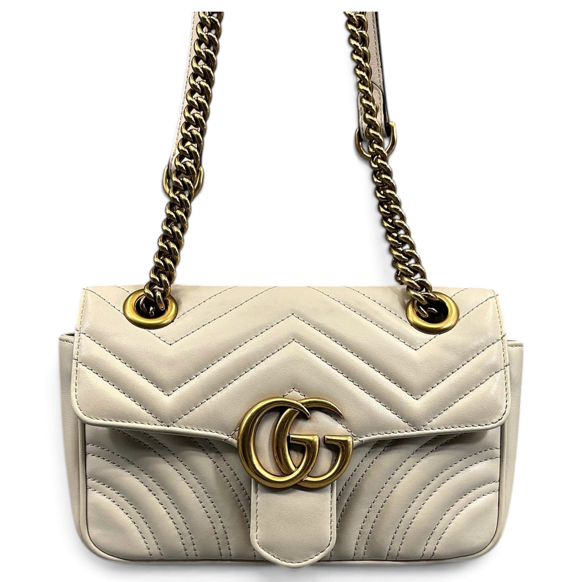 GG Marmont Flap leather handbag