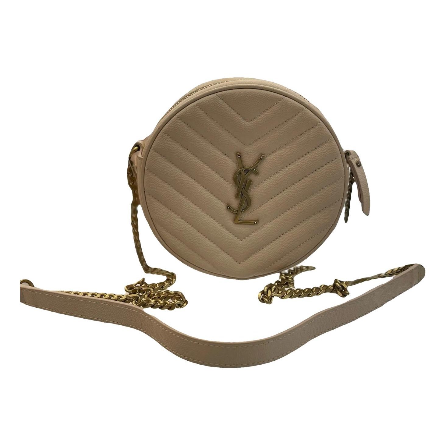 Vinyle leather handbag