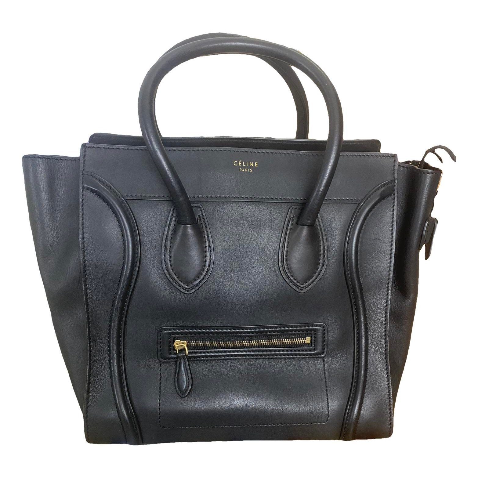 Luggage leather handbag
