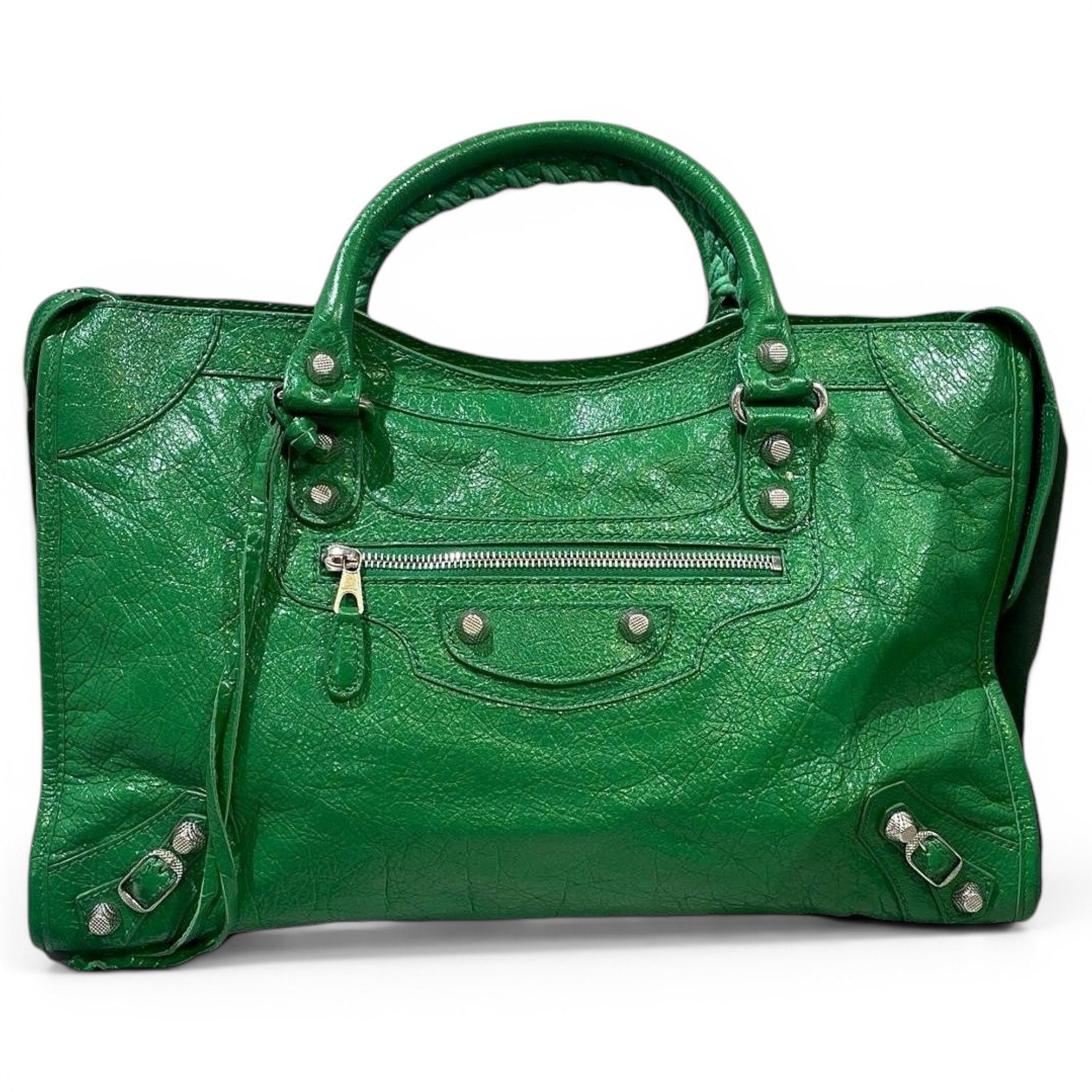 City leather bag
