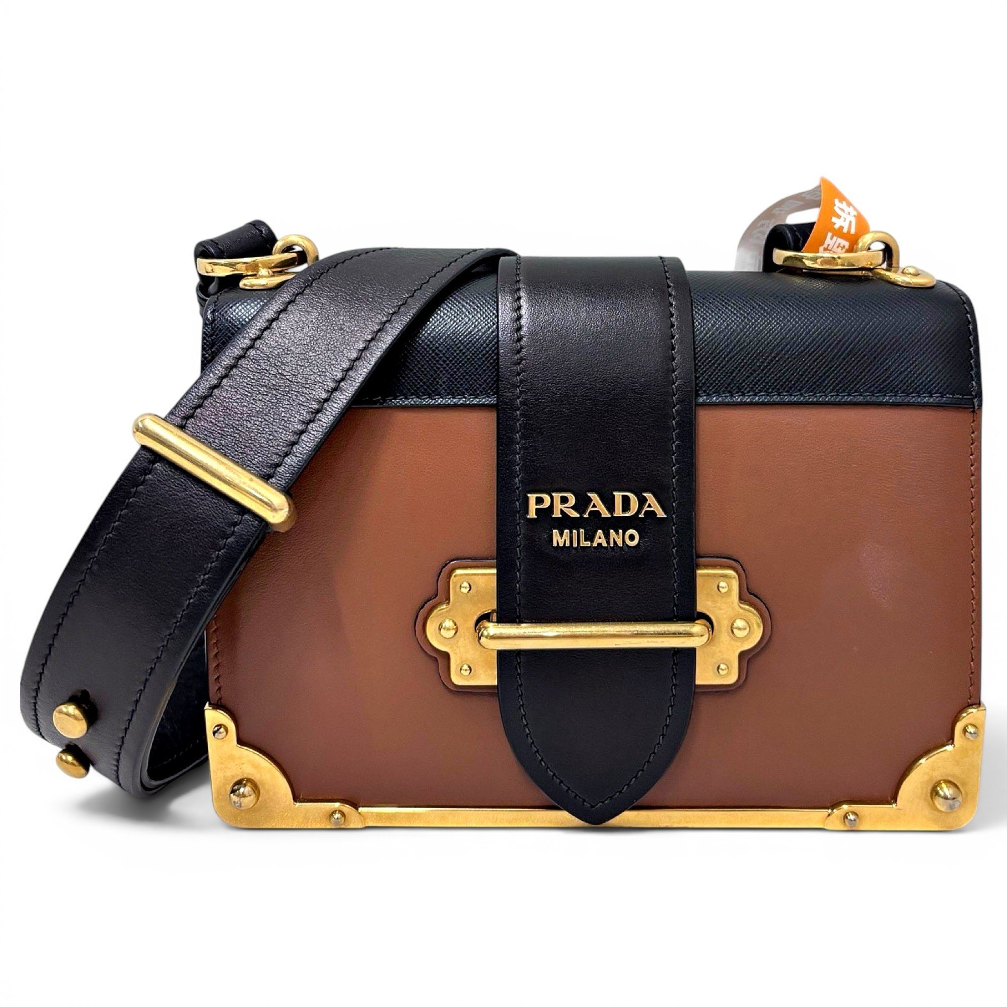 Cahier leather handbag