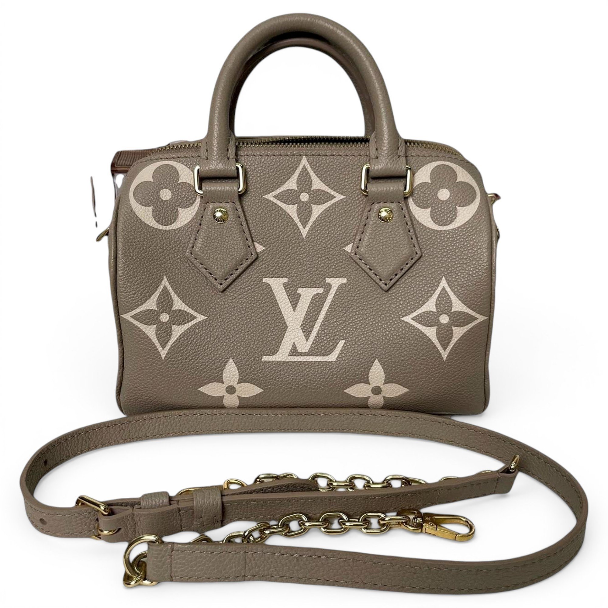 Speedy leather handbag