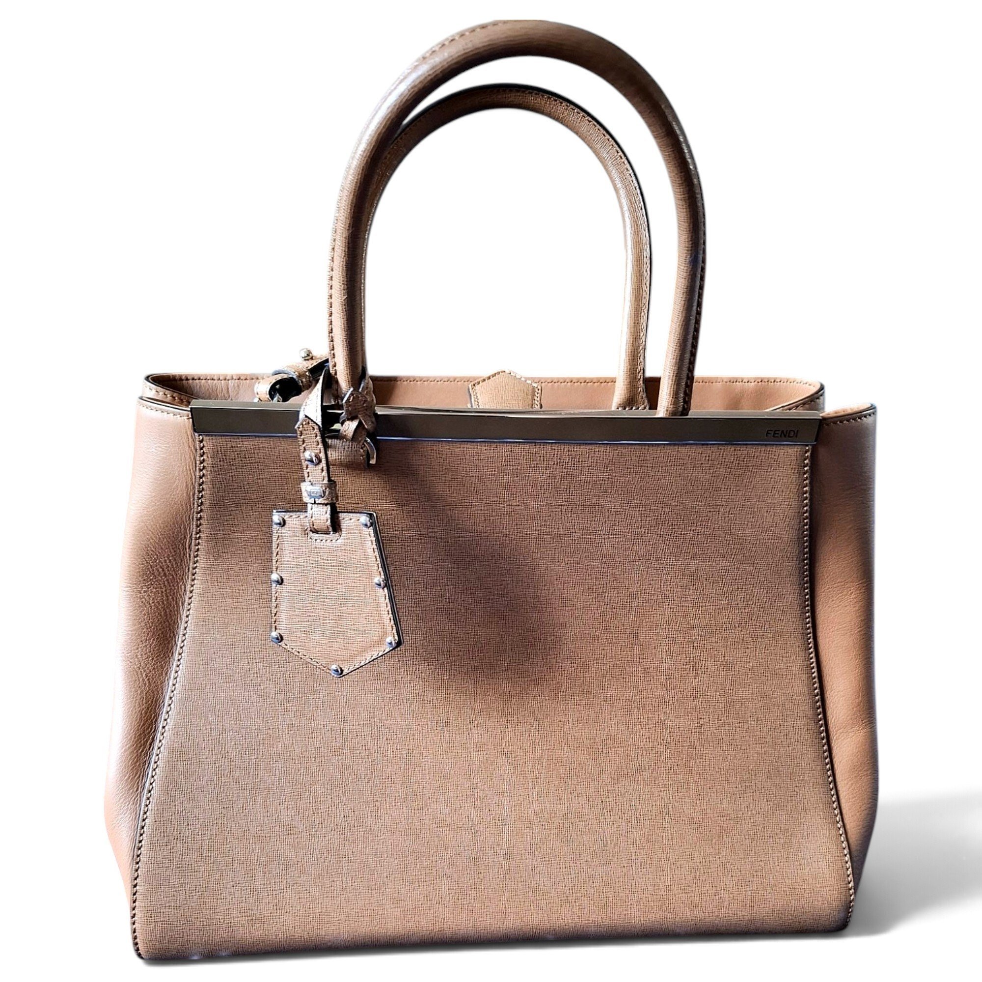 Peekaboo leather handbag