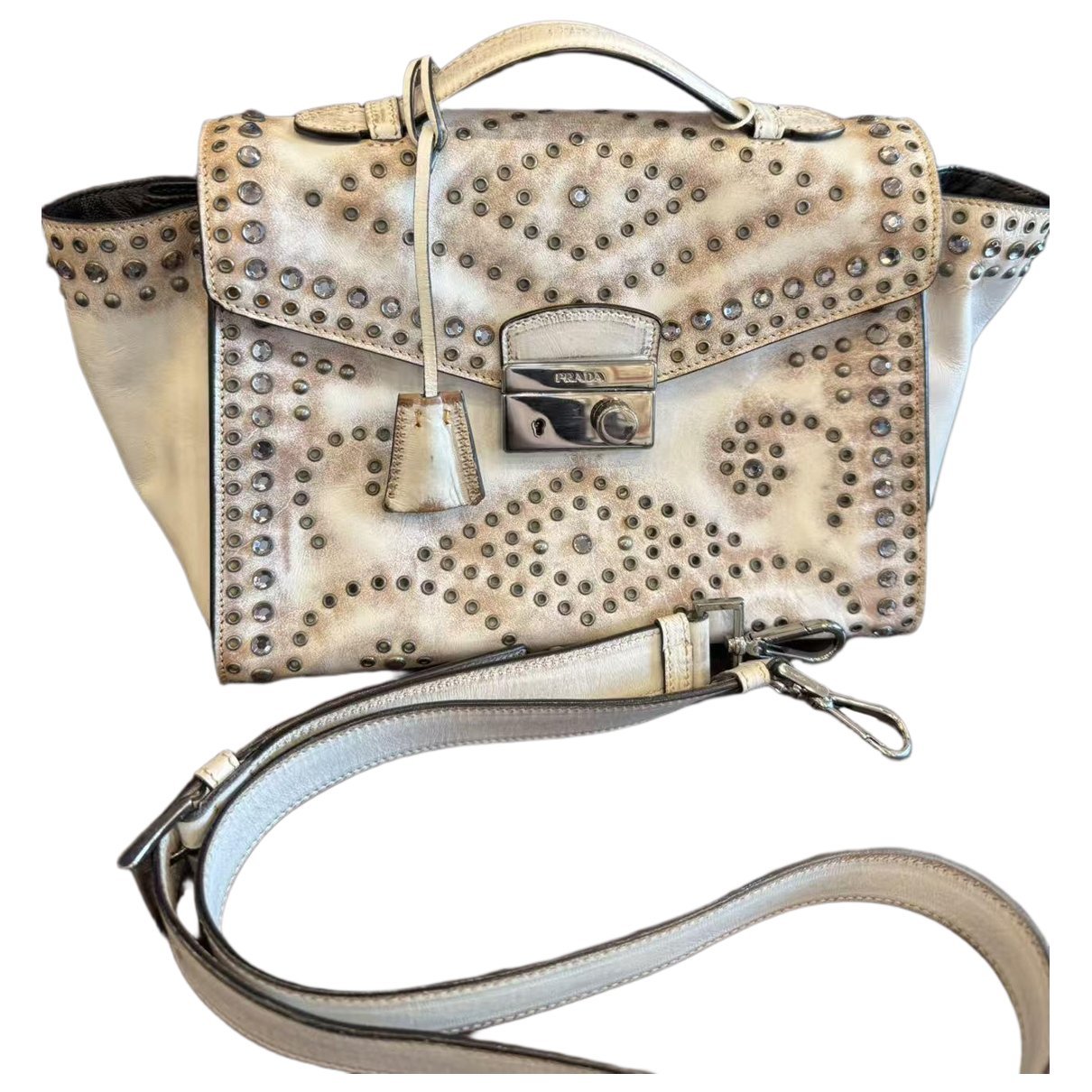 Leather crossbody bag