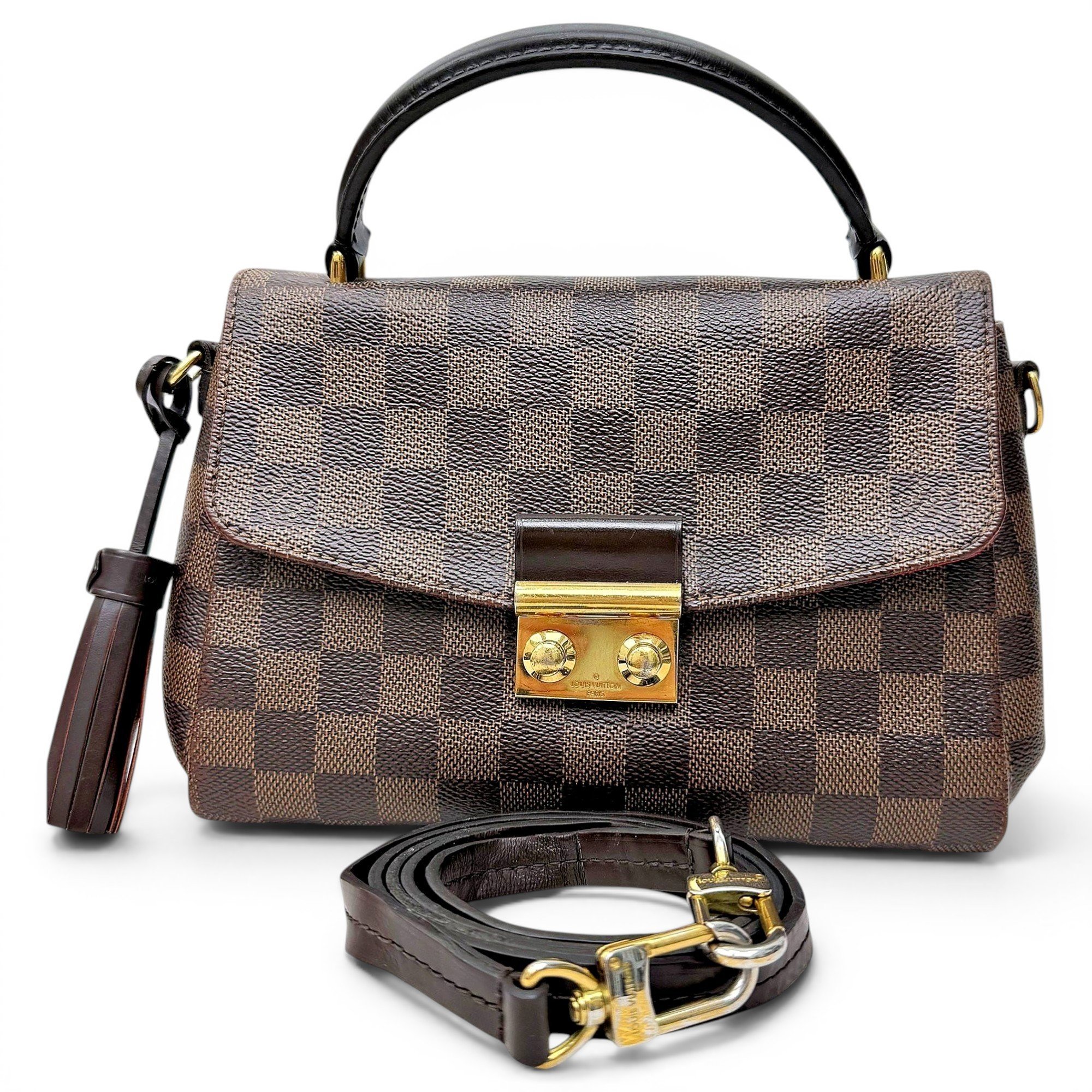 Croisette leather handbag