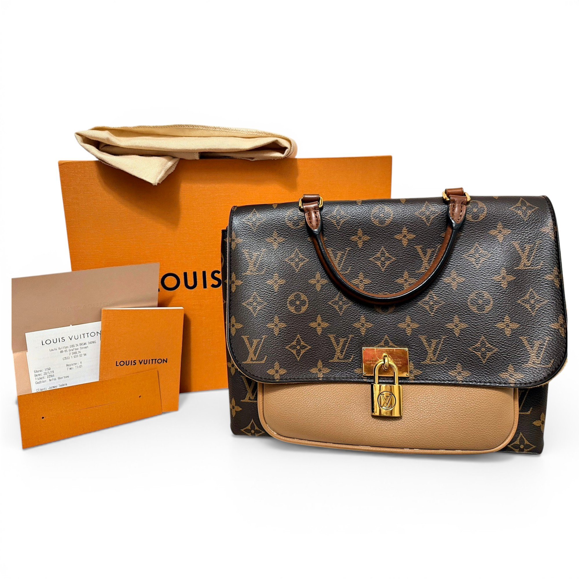Marignan leather handbag
