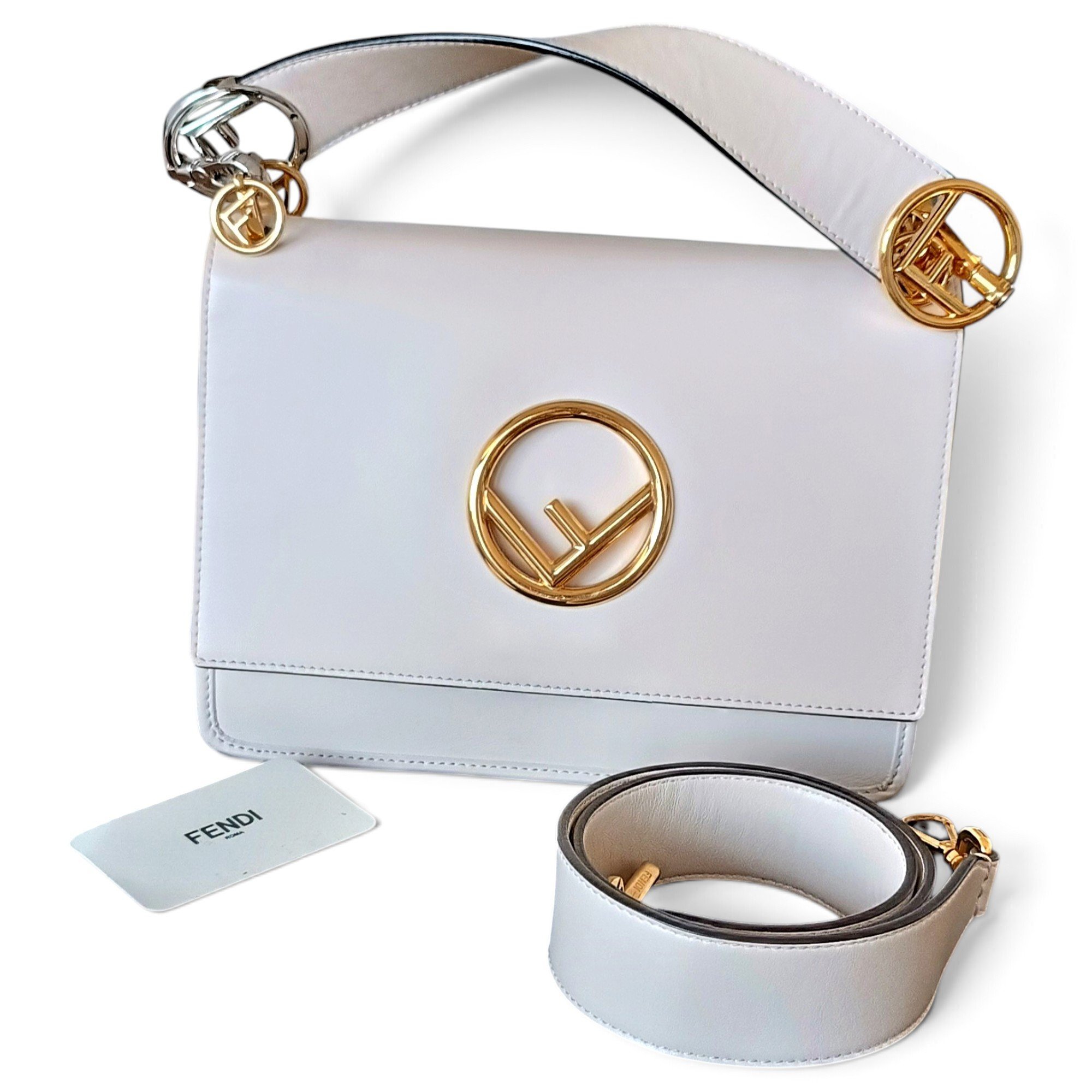 Kan I Logo leather handbag