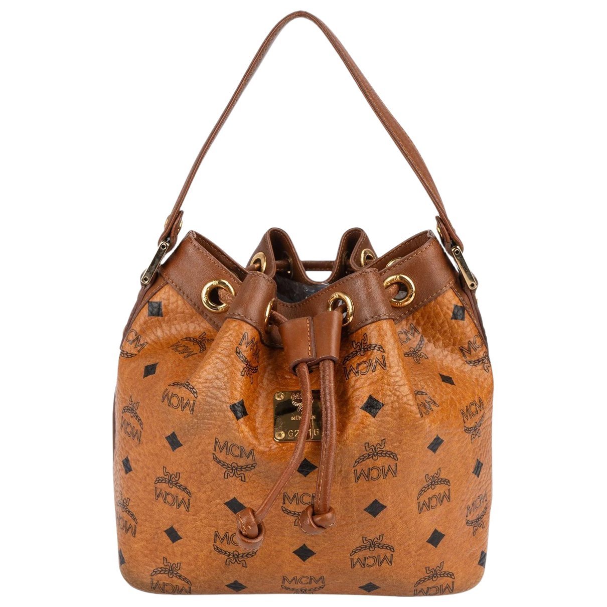 Boston leather handbag