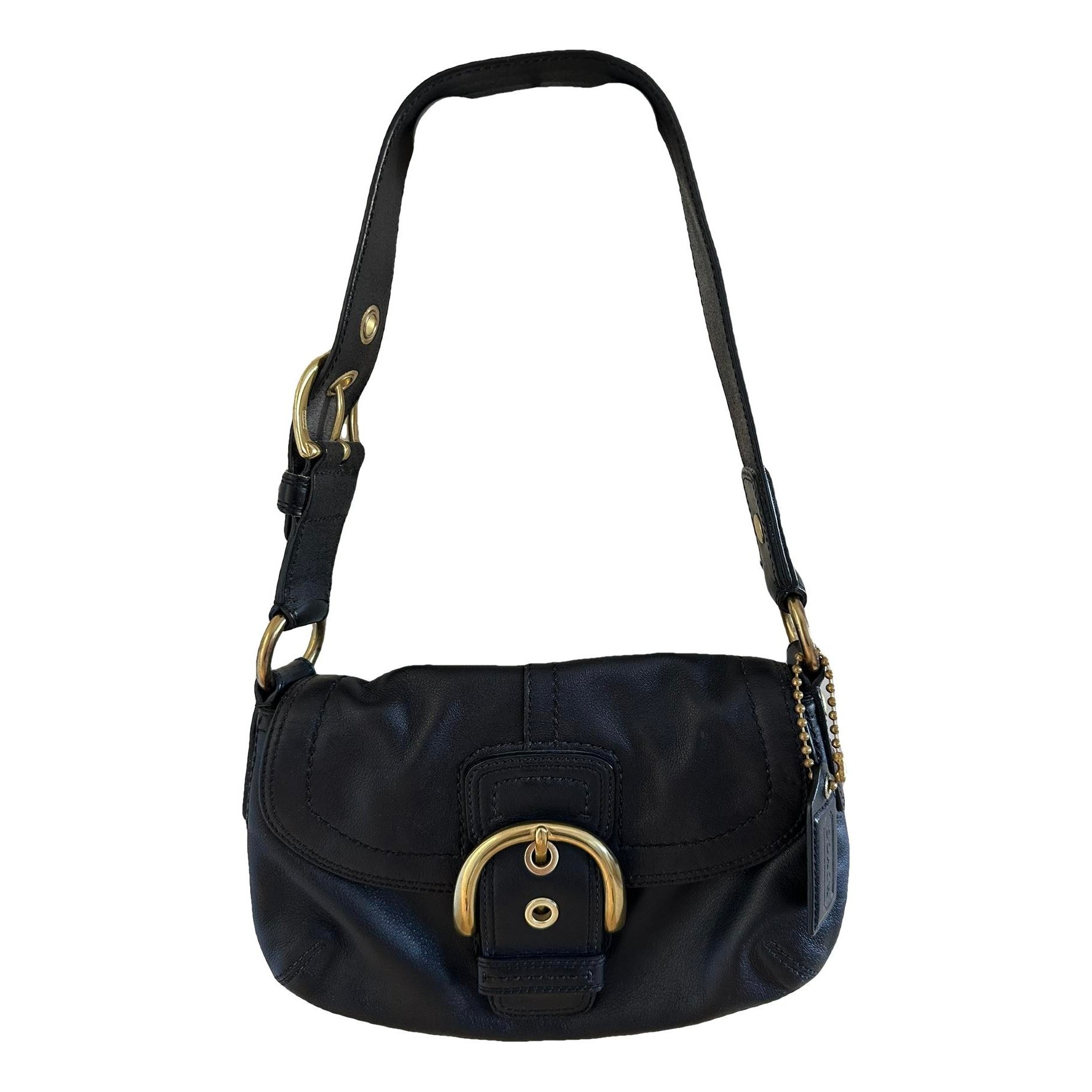 Patent leather handbag