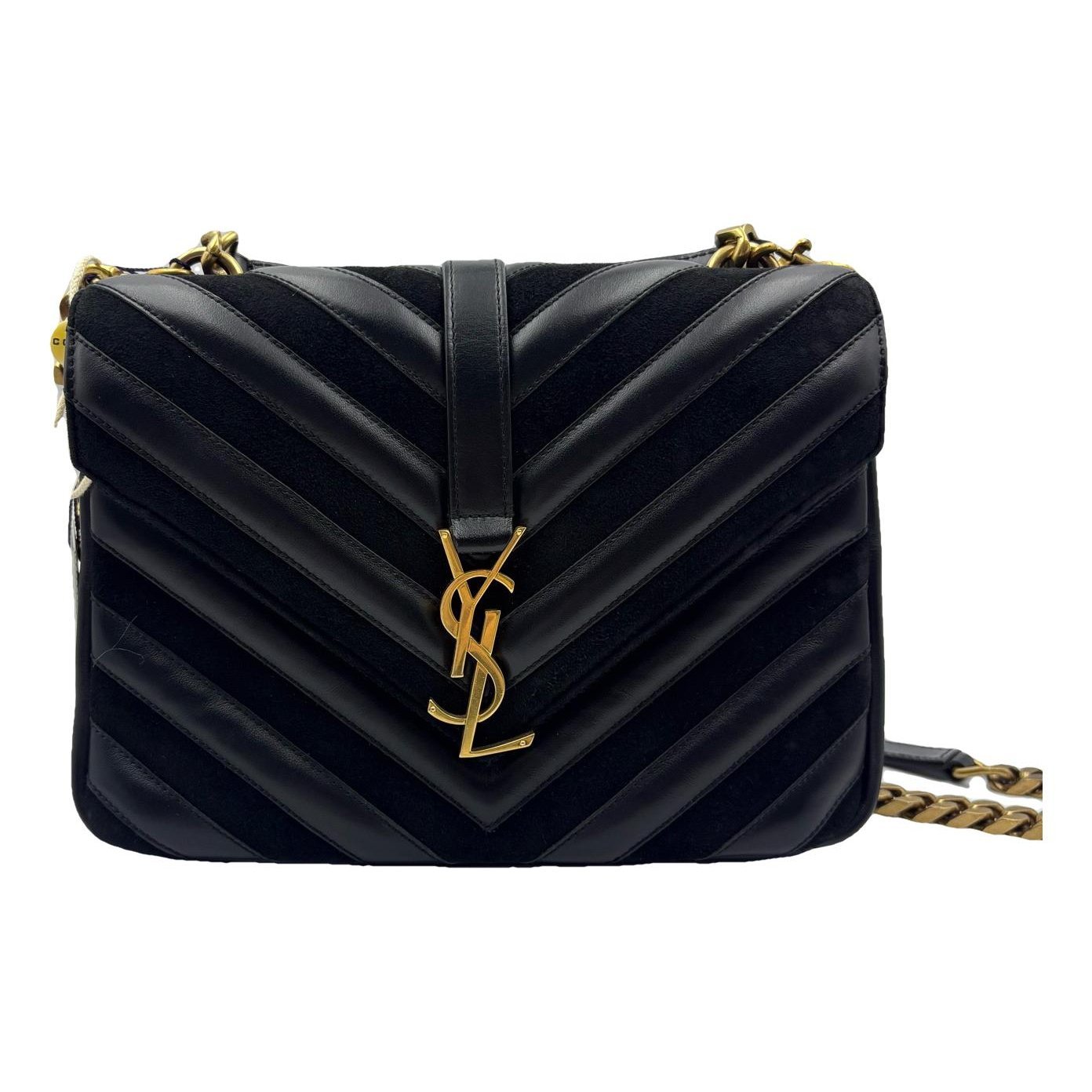 Collége monogramme leather handbag