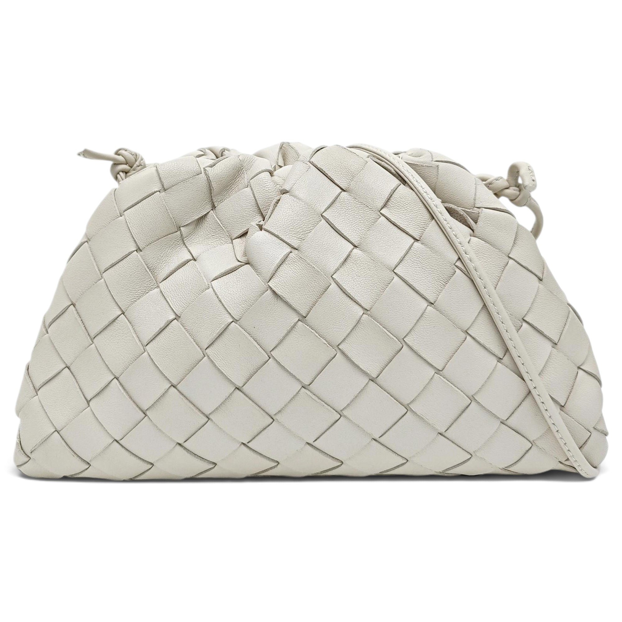 Pouch leather crossbody bag