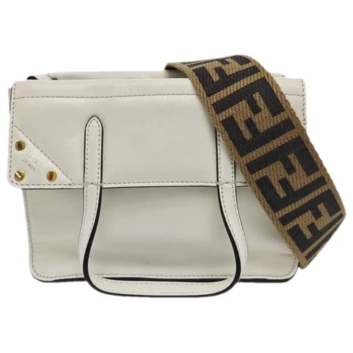 Flip leather handbag