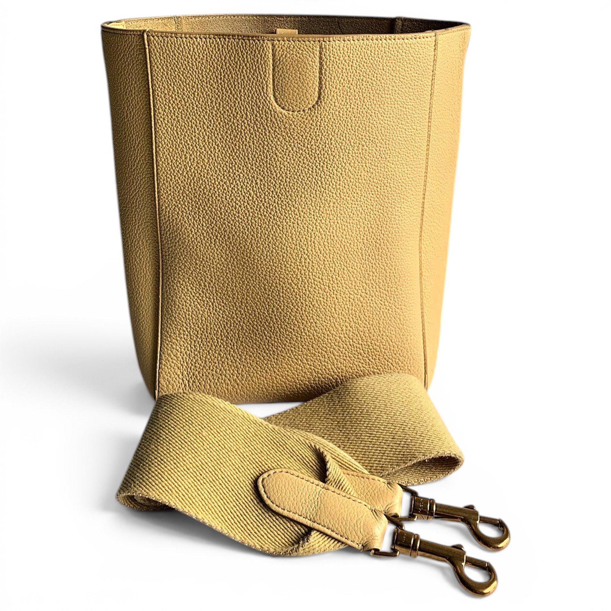 Seau Sangle leather tote