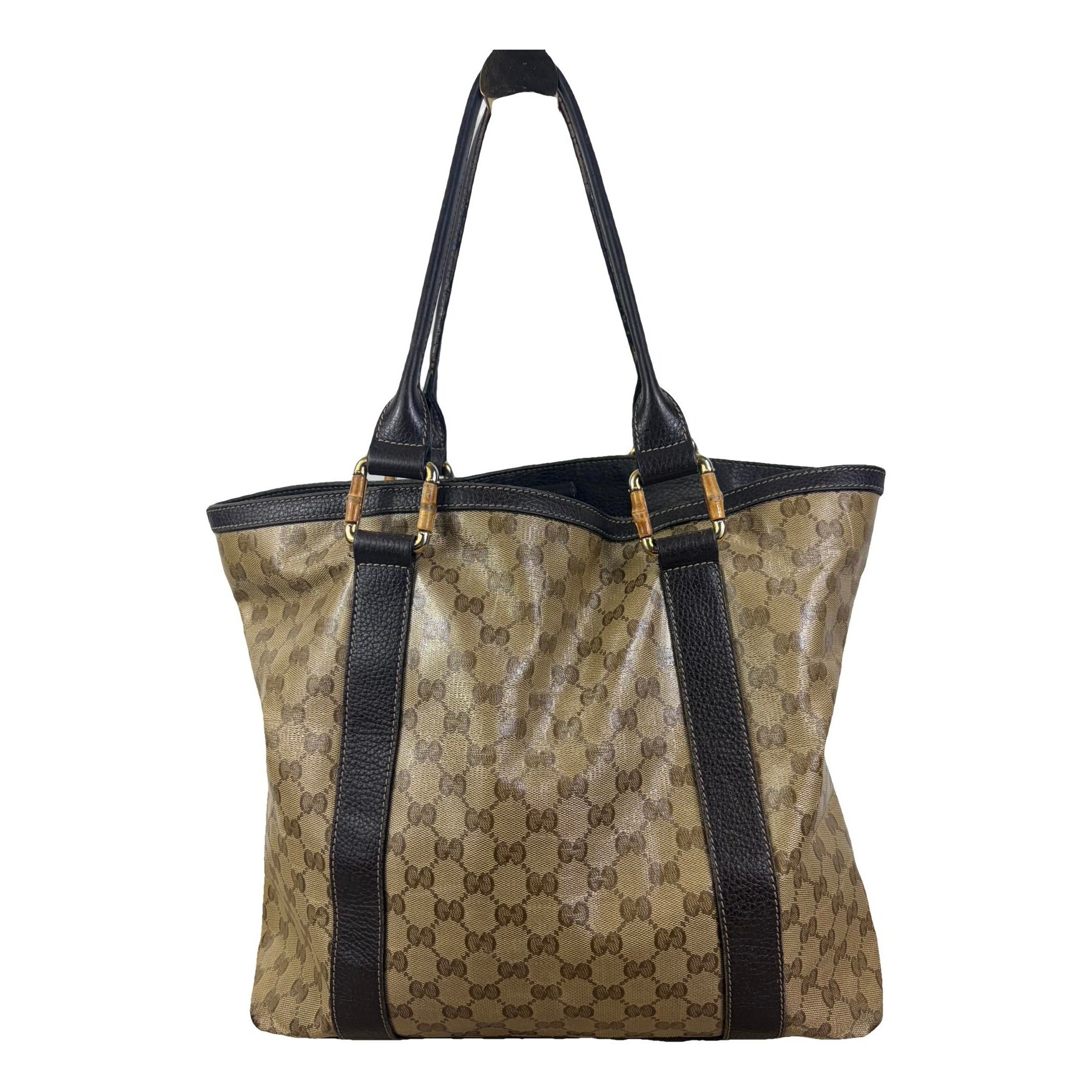 Patent leather handbag