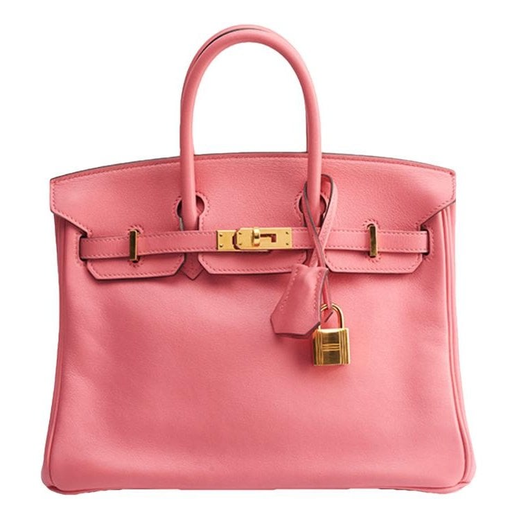 Hermes Birkin 25 Handbag Swift Leather 2017