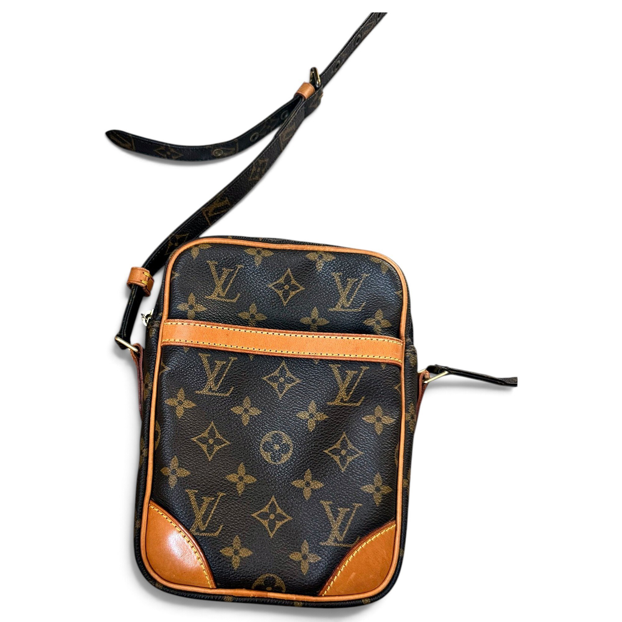 Danube leather crossbody bag