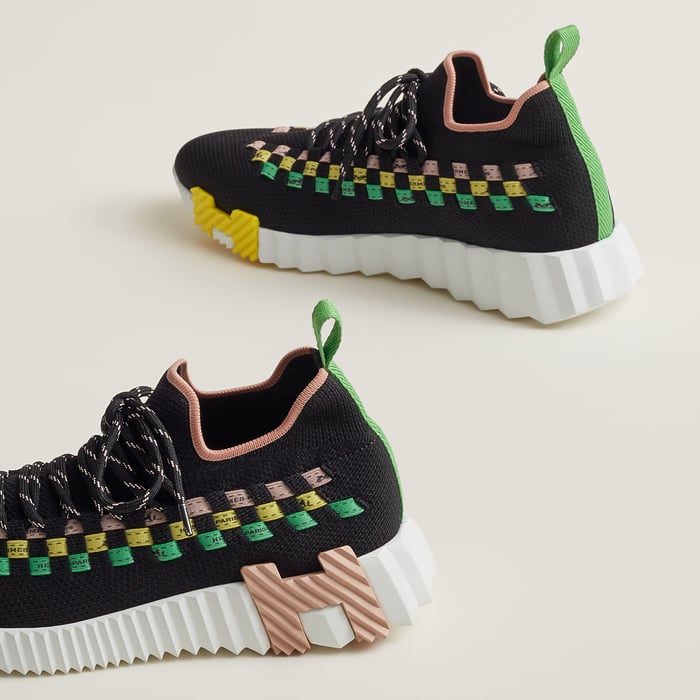 Multicolore Noir Tênis Slip-on Flex