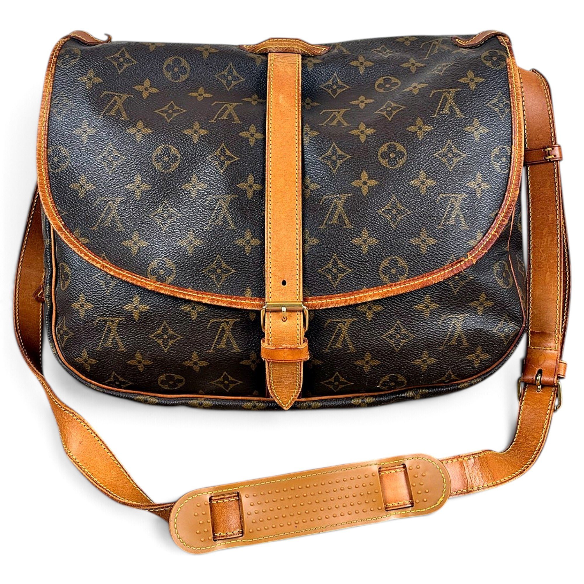 Saumur leather crossbody bag