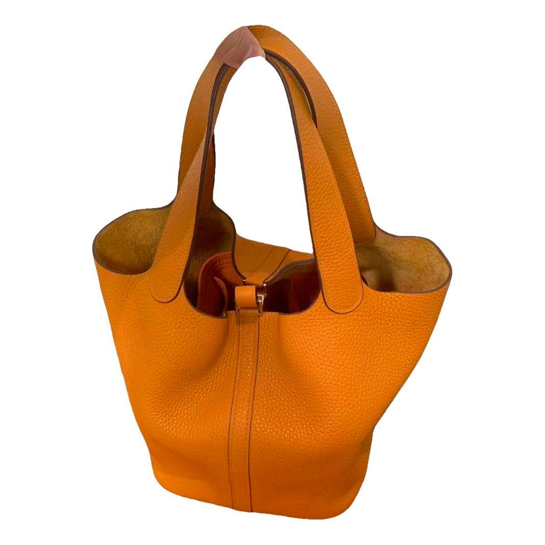 Picotin leather handbag