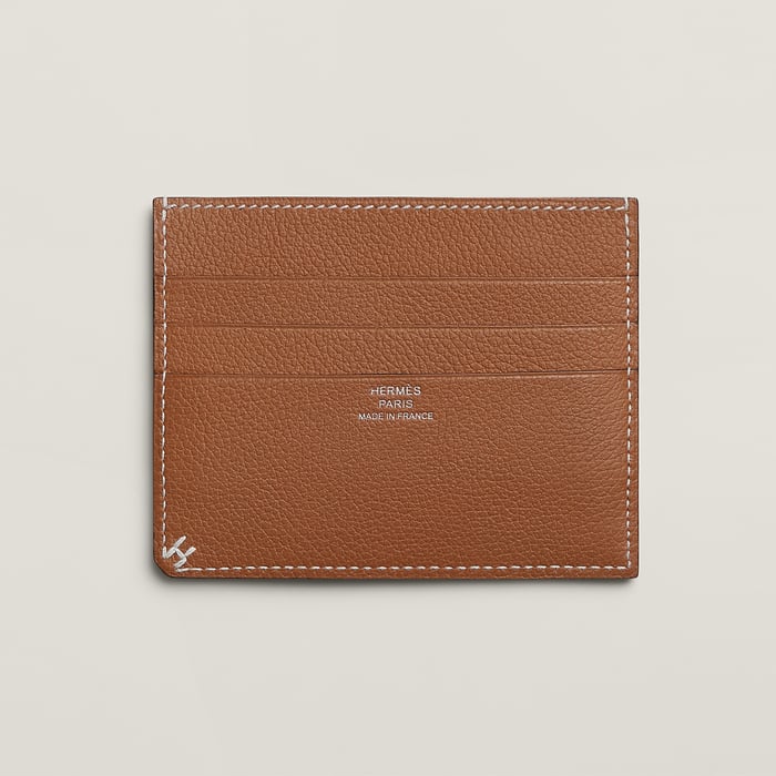 Gold H Sellier Card Holder