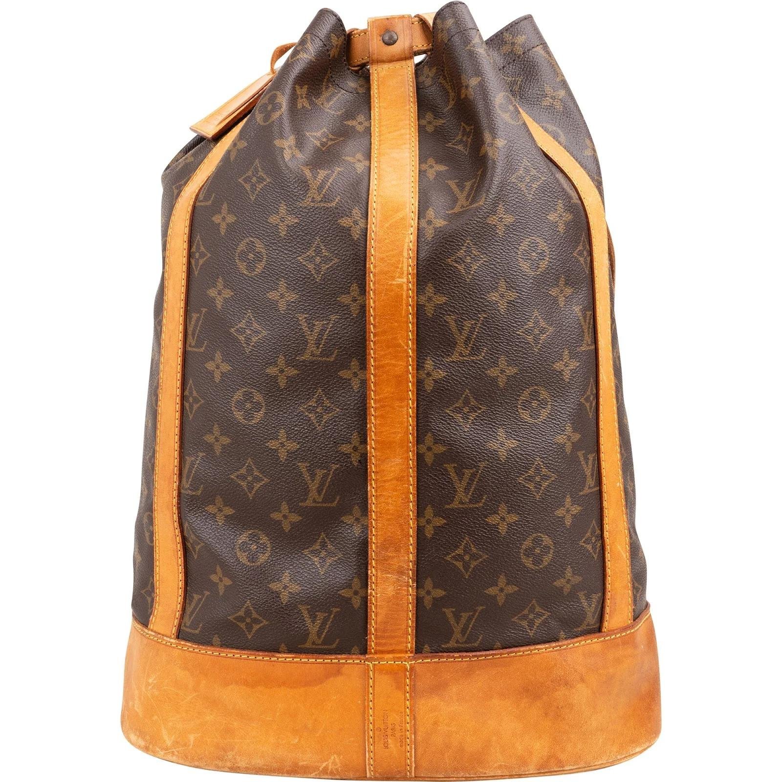 Randonnée leather backpack