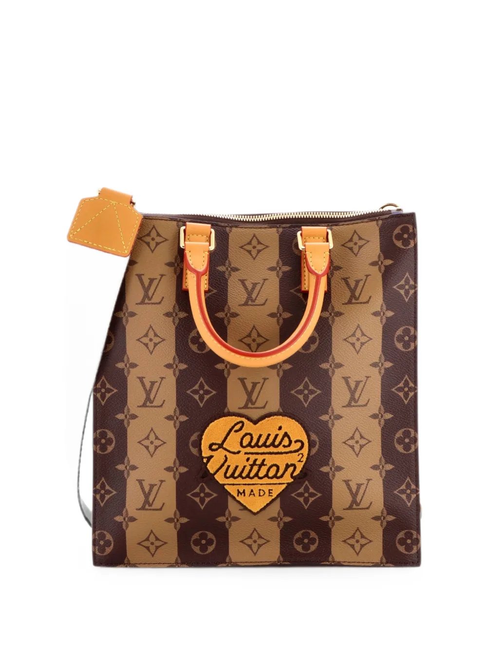 Nigo Sac Plat Cross Limited Edition Stripes Monogram Canvas crossbody bag