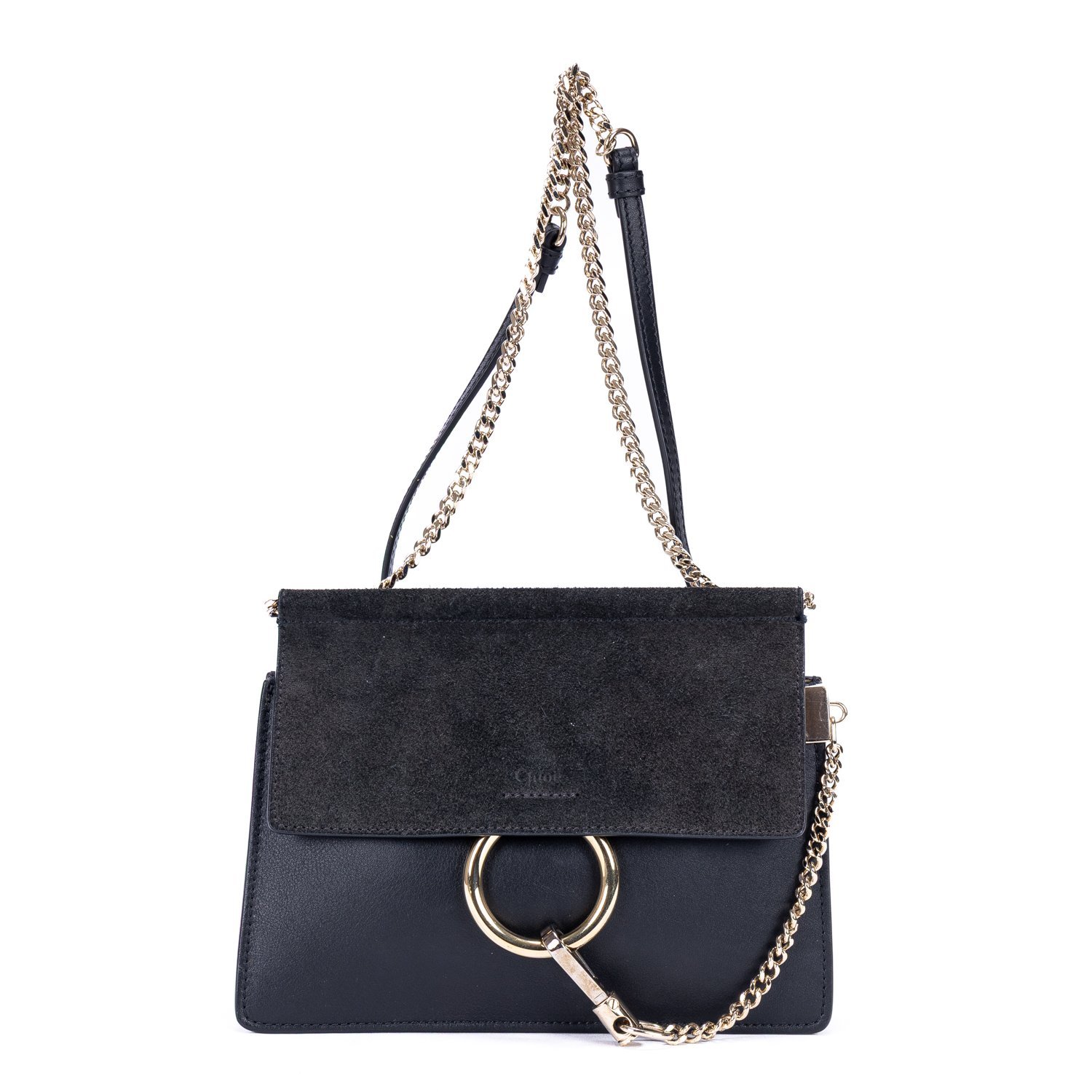 Faye leather handbag