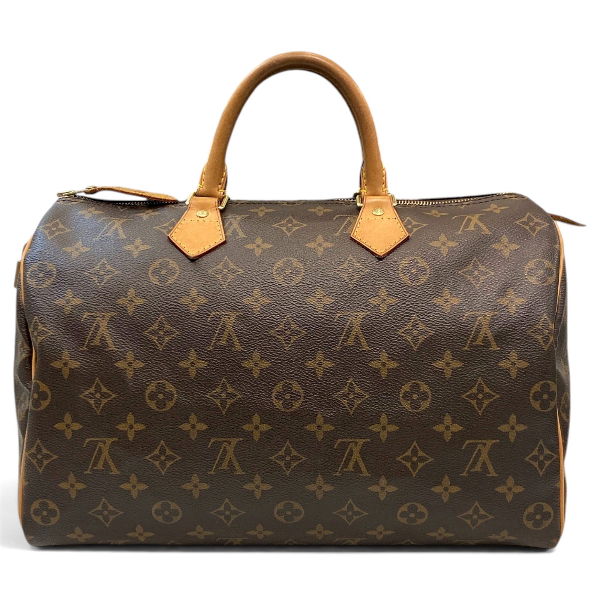 Speedy leather handbag