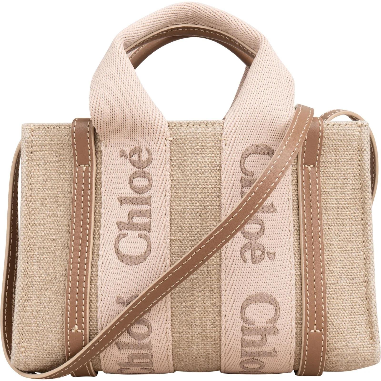 Woody leather handbag