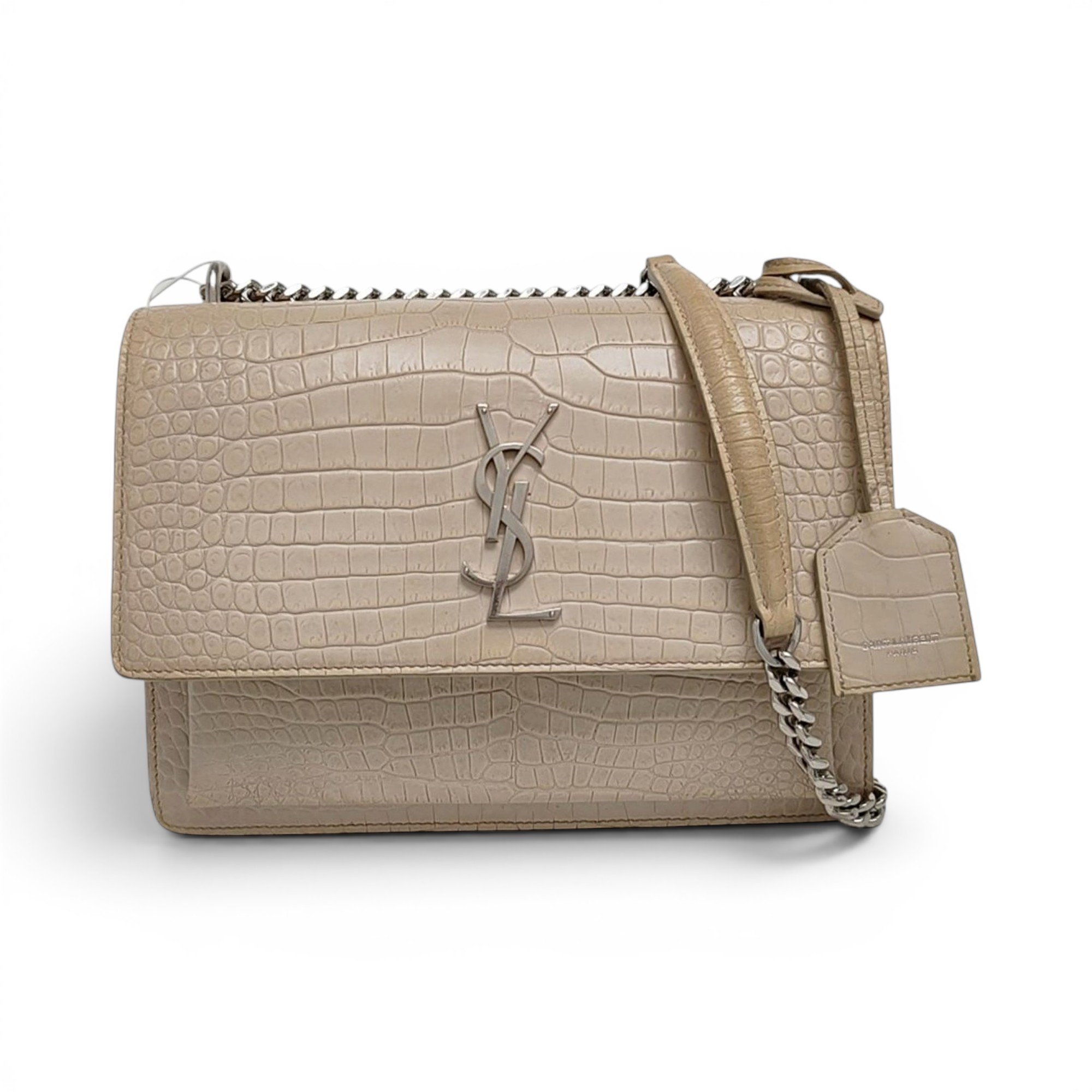 Sunset leather crossbody bag