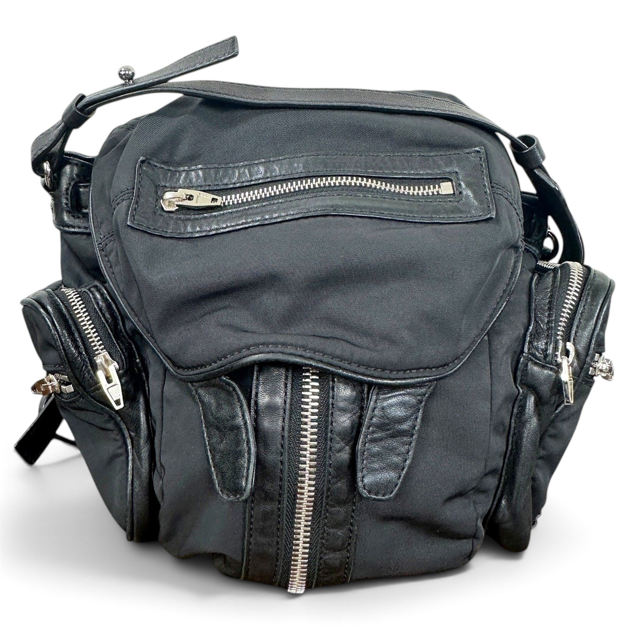 Leather backpack
