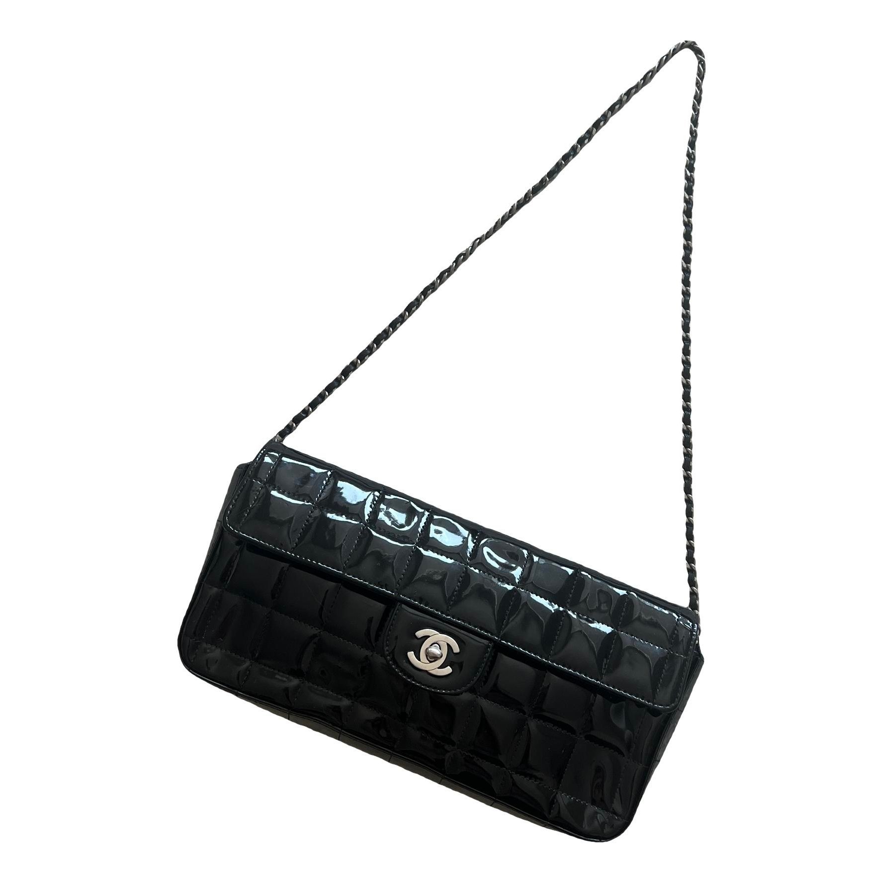 East West Chocolate Bar leather handbag